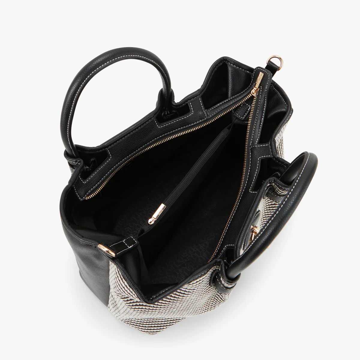 Grand sac shopper noir Petula - Image 5