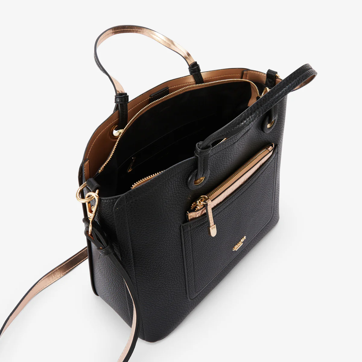 Grand sac shopper noir Riada - Image 4