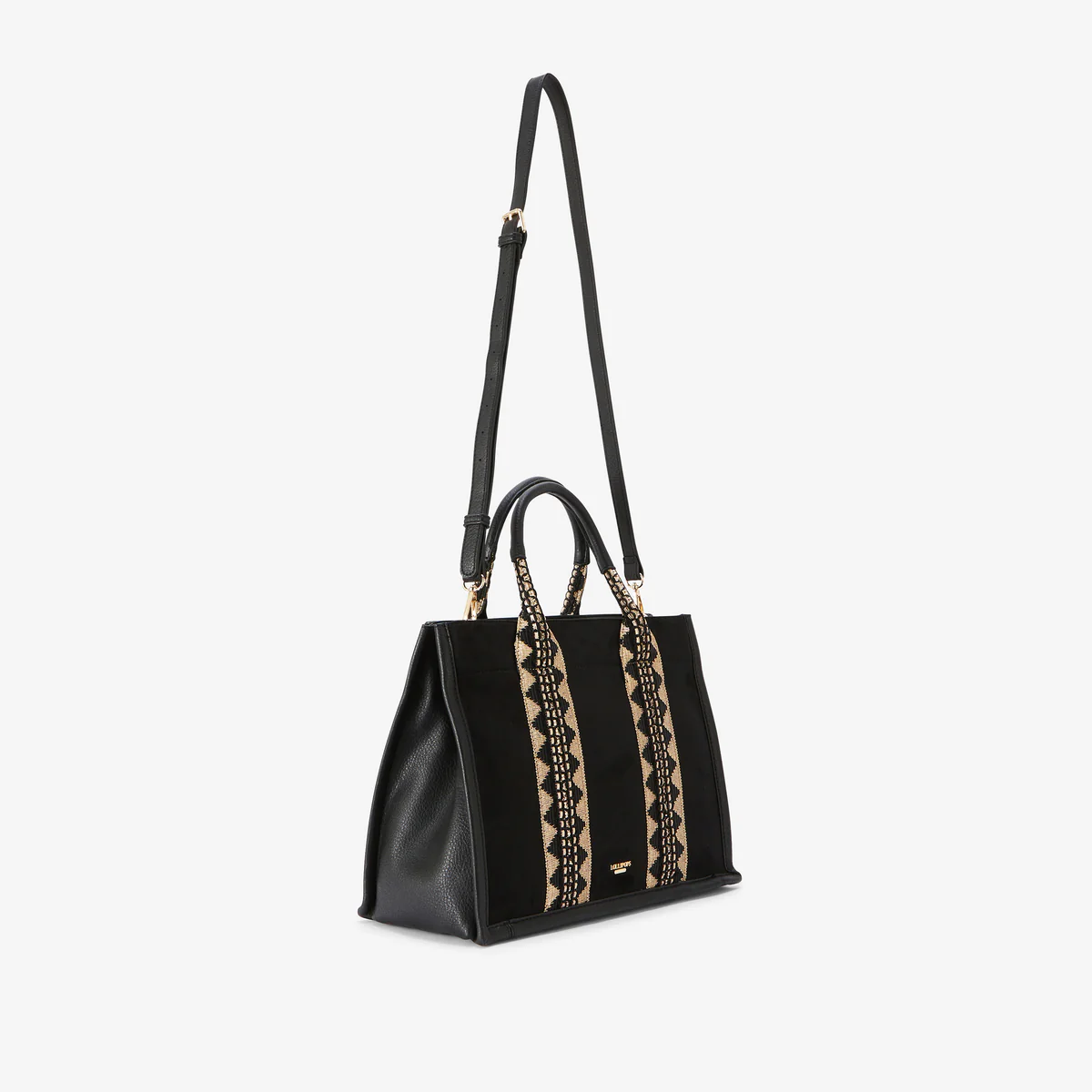 Grand sac shopper noir River - Image 3