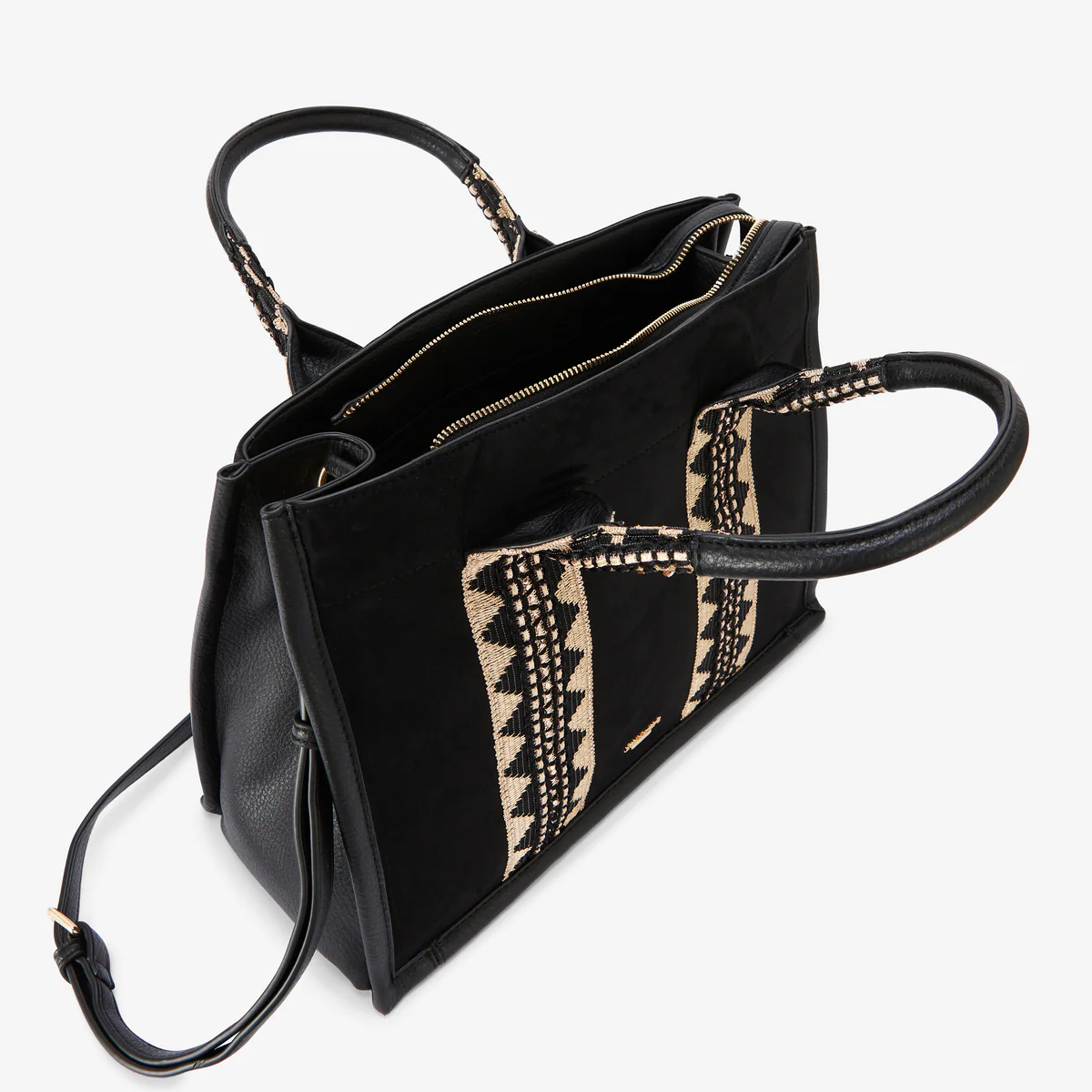Grand sac shopper noir River - Image 4