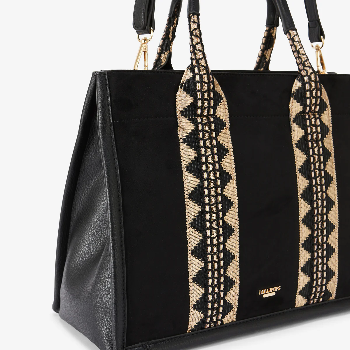 Grand sac shopper noir River - Image 5