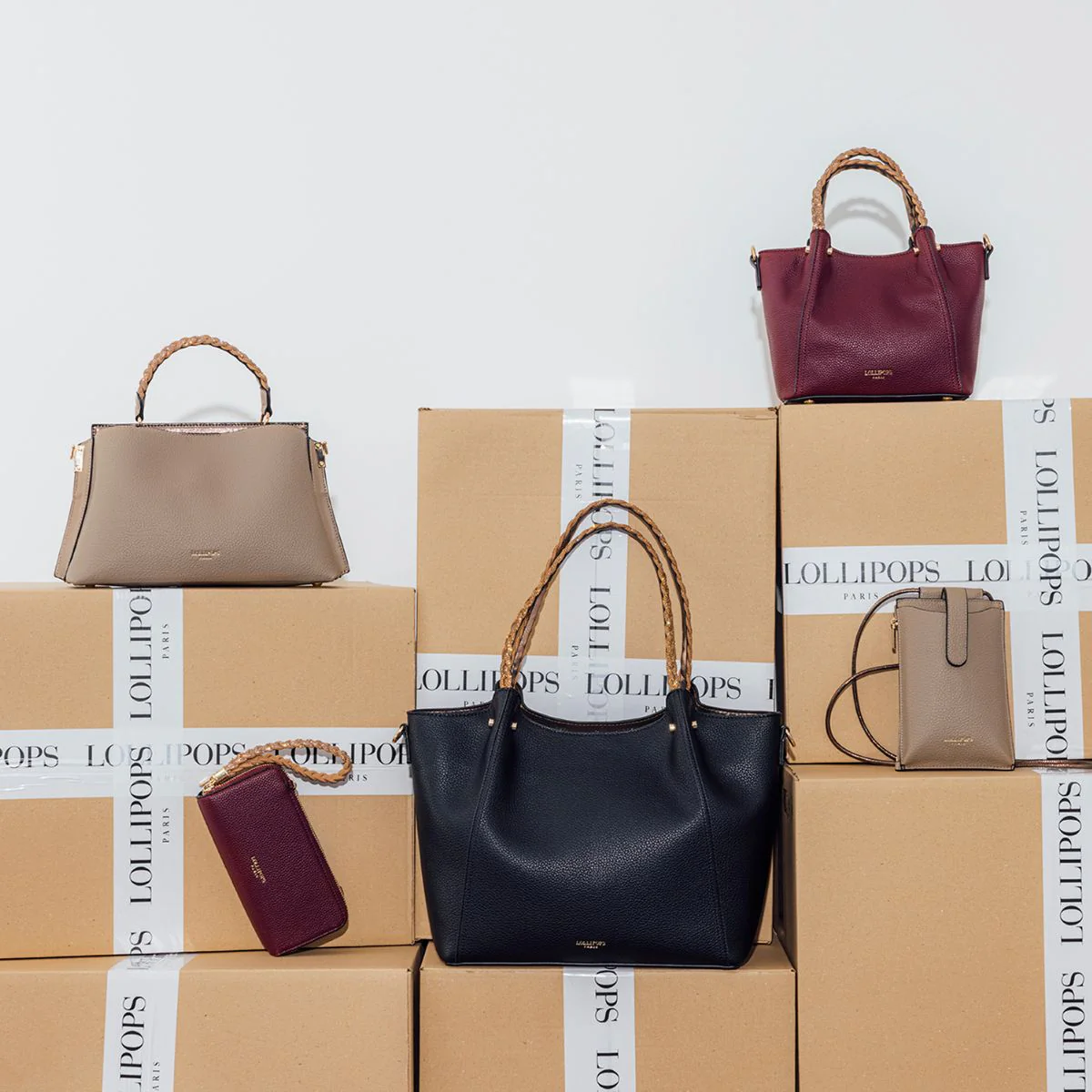 Grand sac shopper noir Rocapina - Image 7