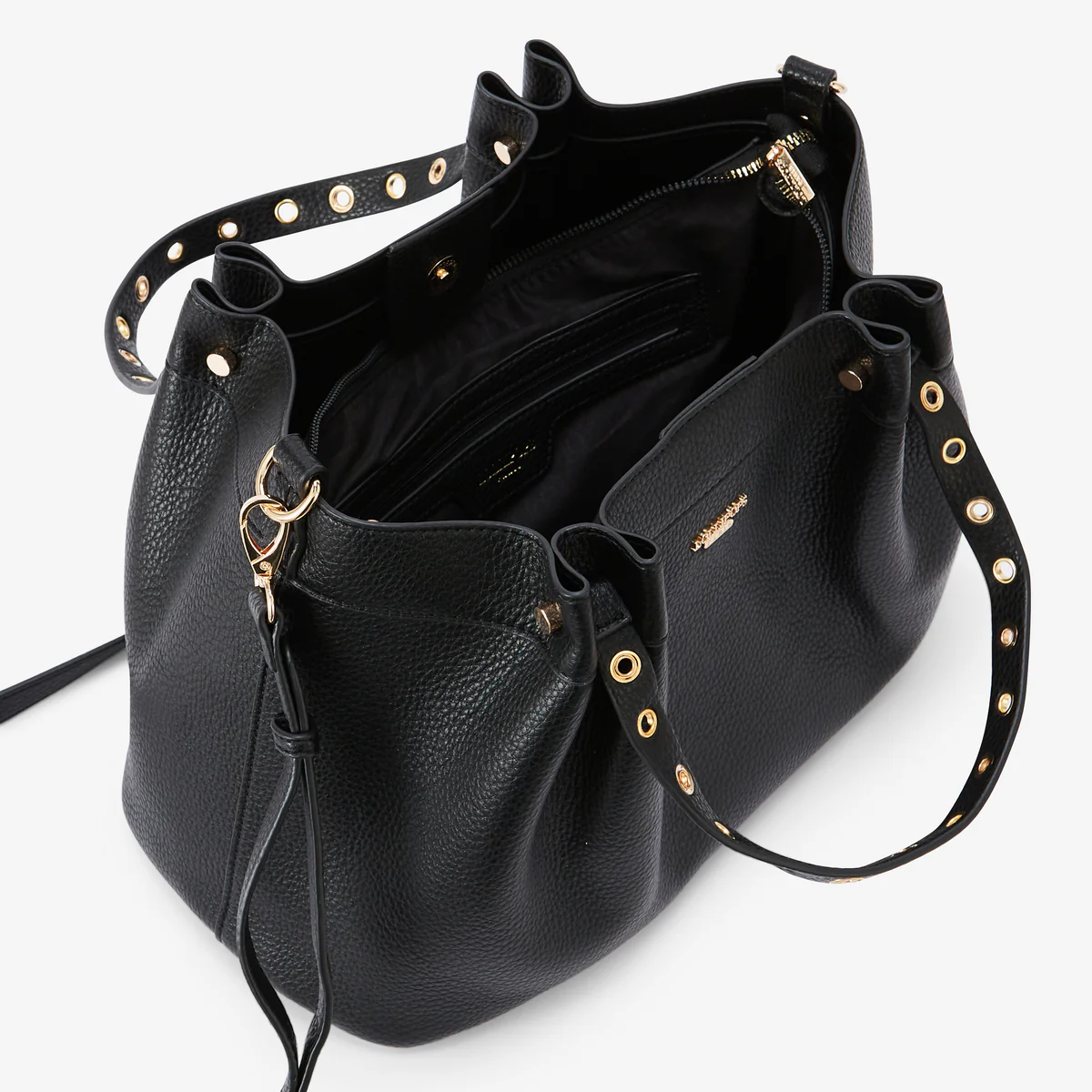 Grand sac shopper noir Rogers - Image 4
