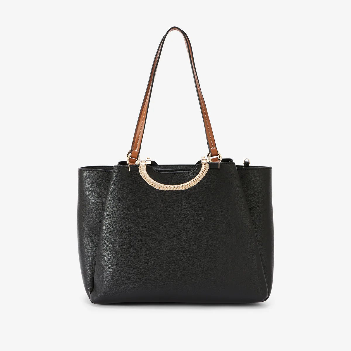 Grand sac shopper noir Ronnie - Image 2