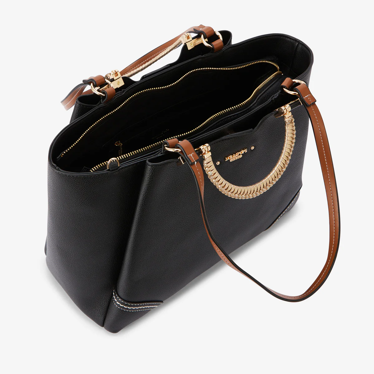 Grand sac shopper noir Ronnie - Image 4