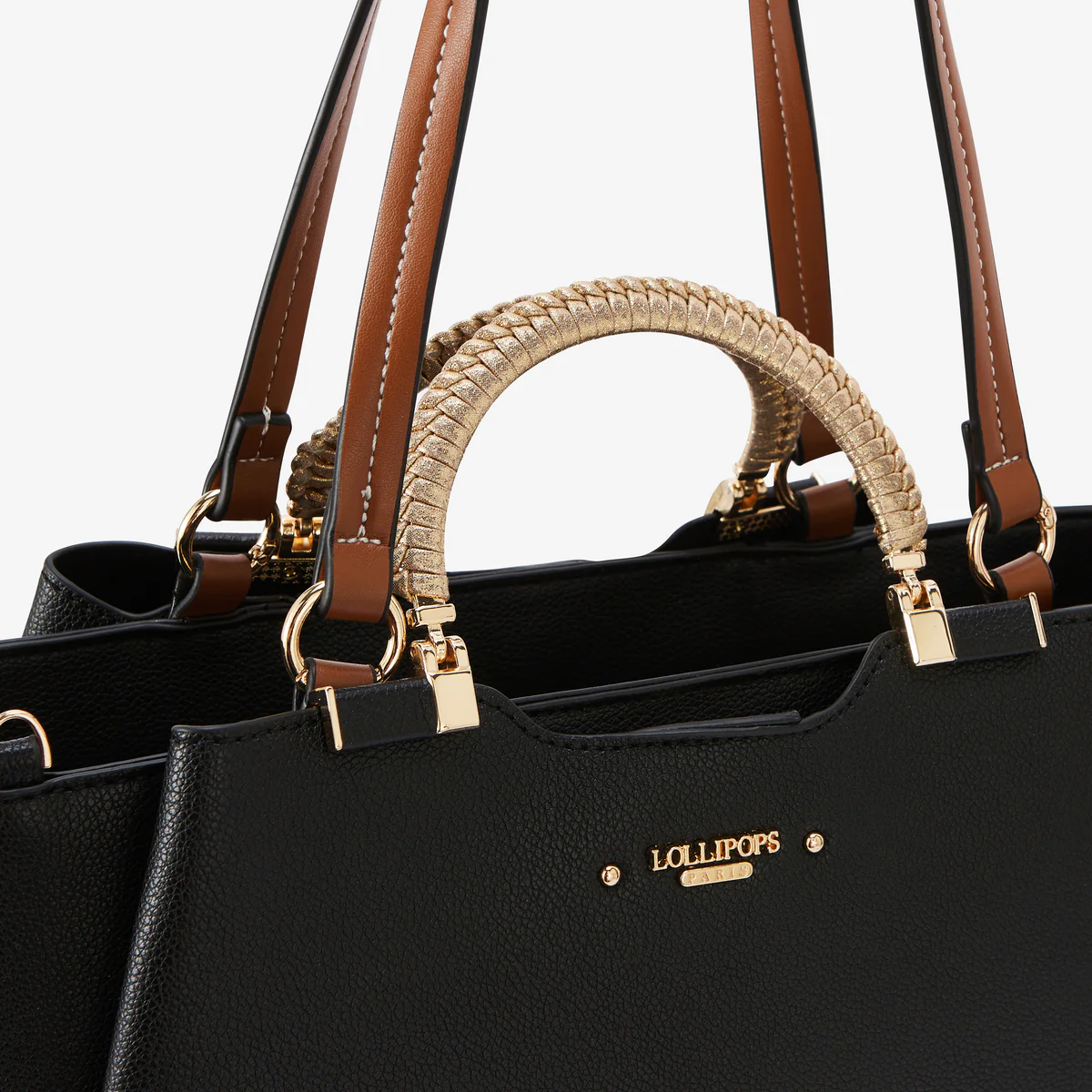 Grand sac shopper noir Ronnie - Image 5