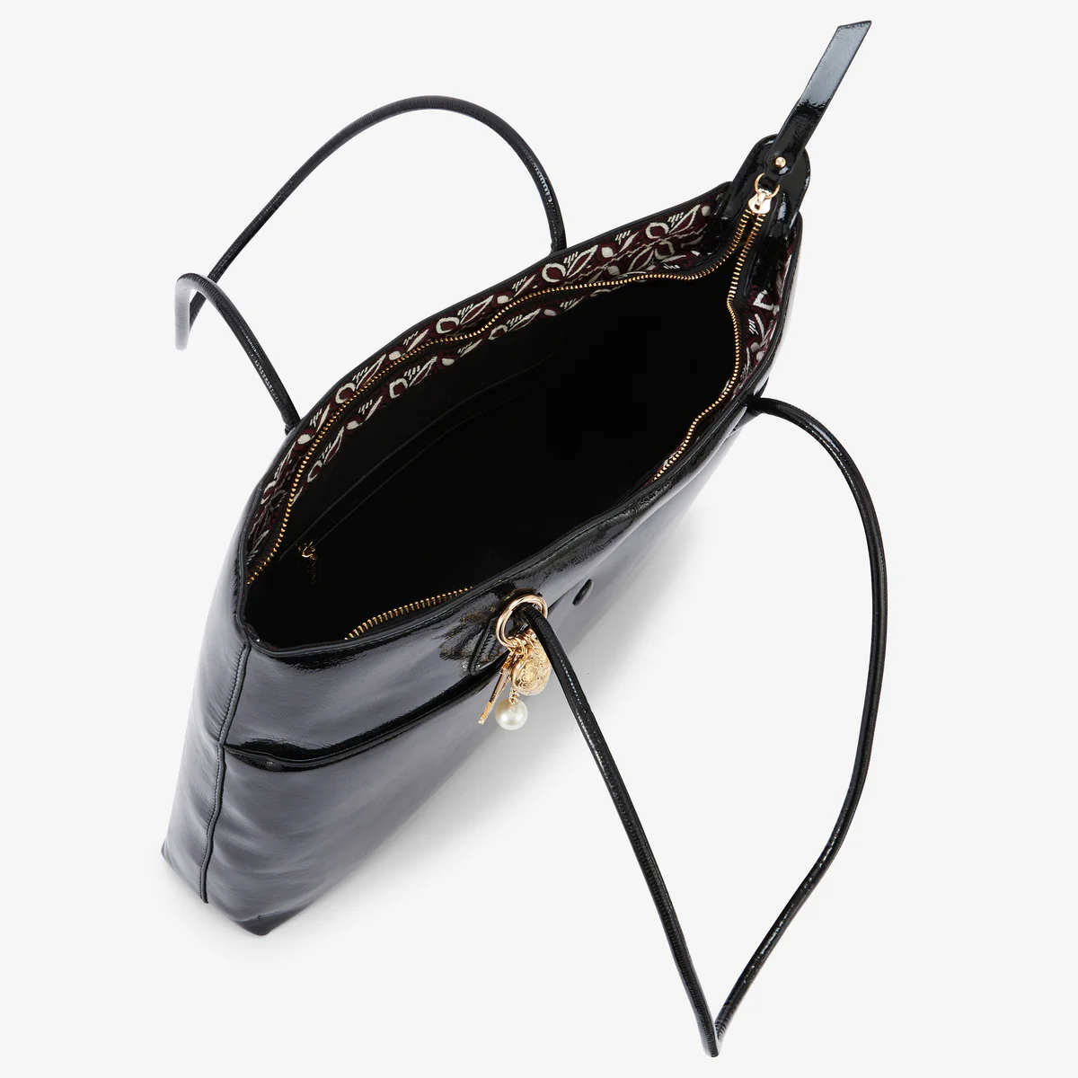 Grand sac shopper noir Rosario - Image 5