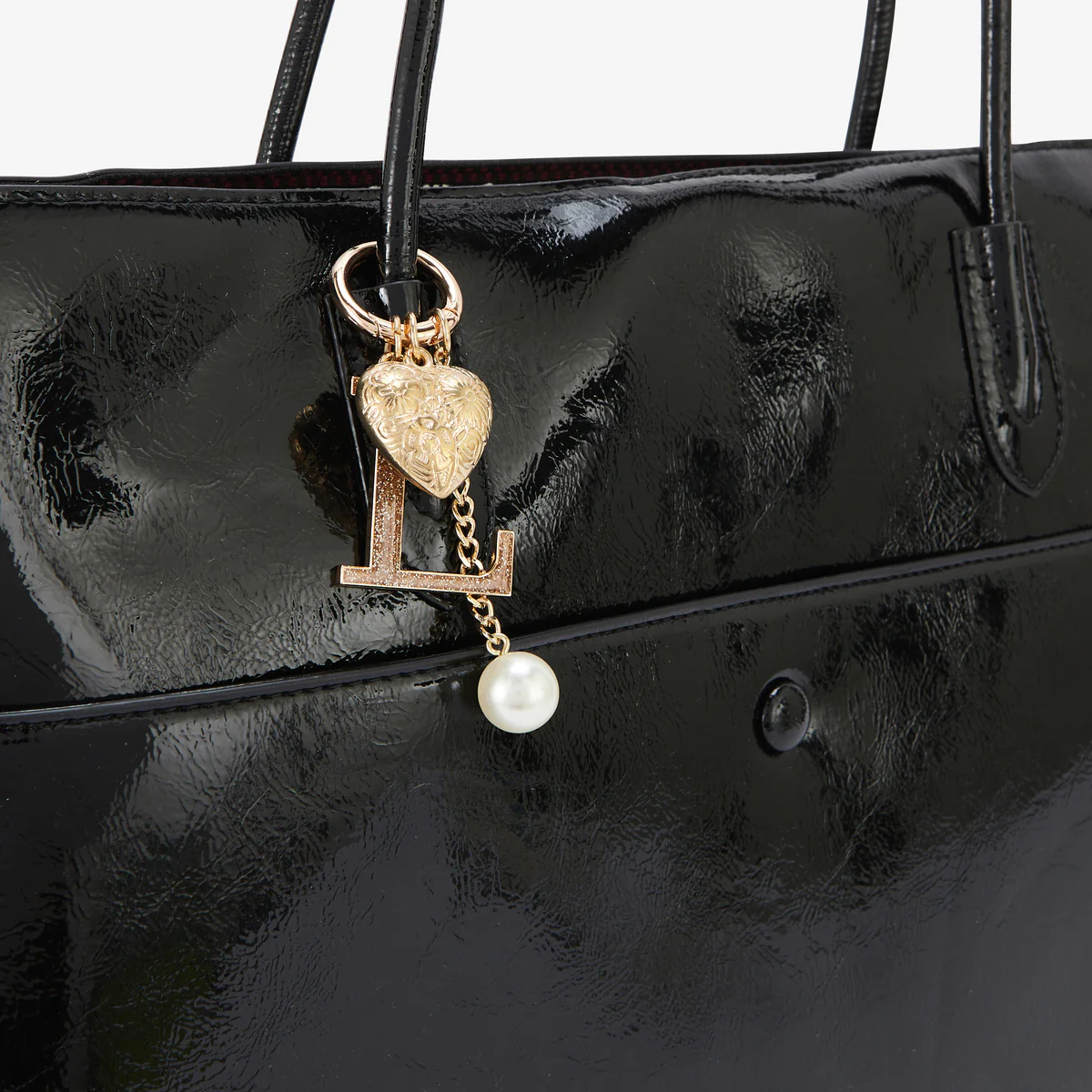 Grand sac shopper noir Rosario - Image 6