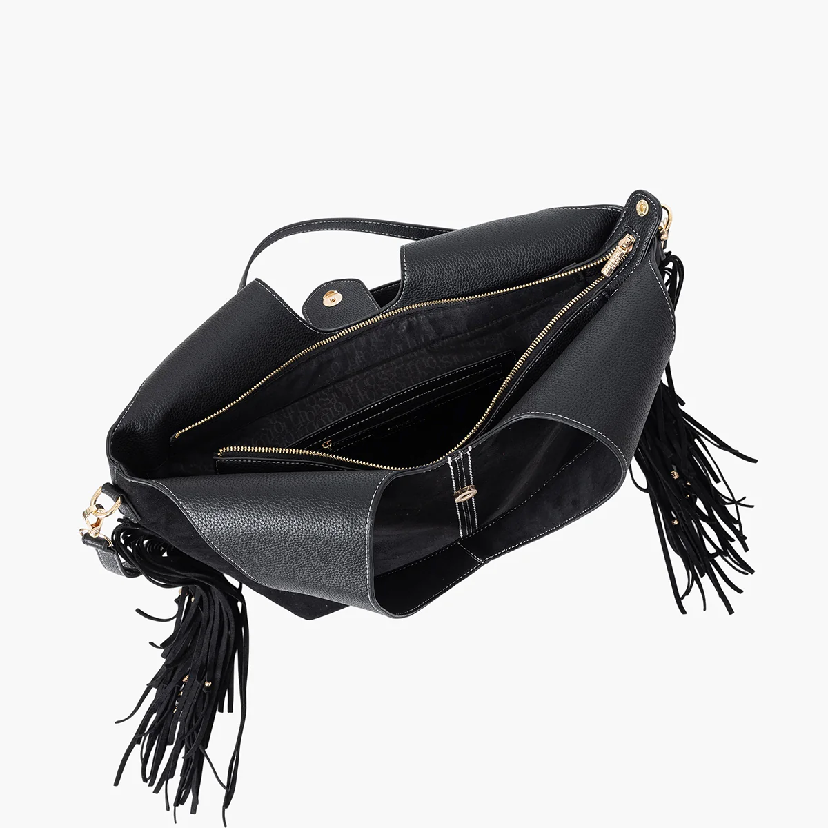 Grand sac shopper noir Sammy - Image 4