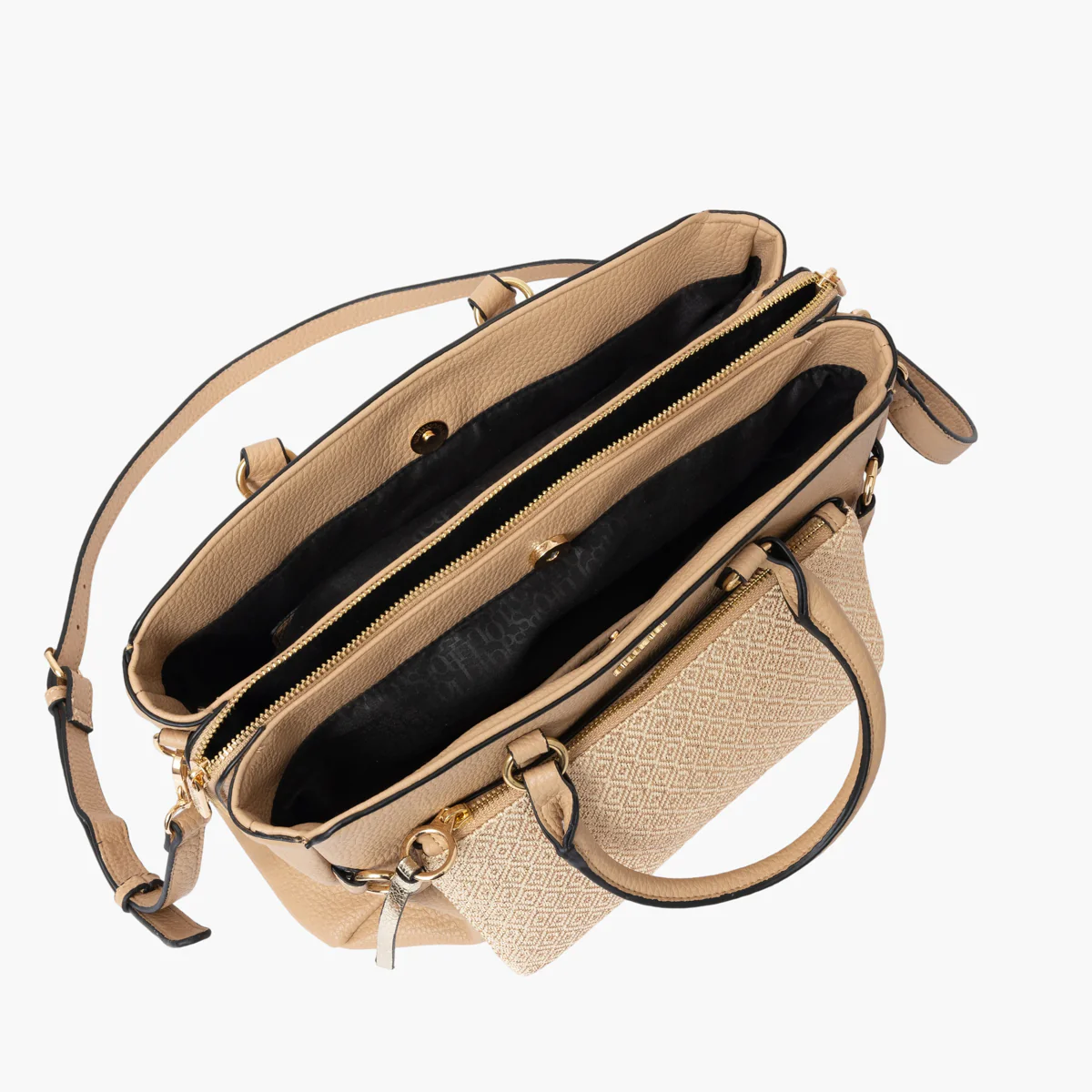 Grand sac shopper nude Severina - Image 4