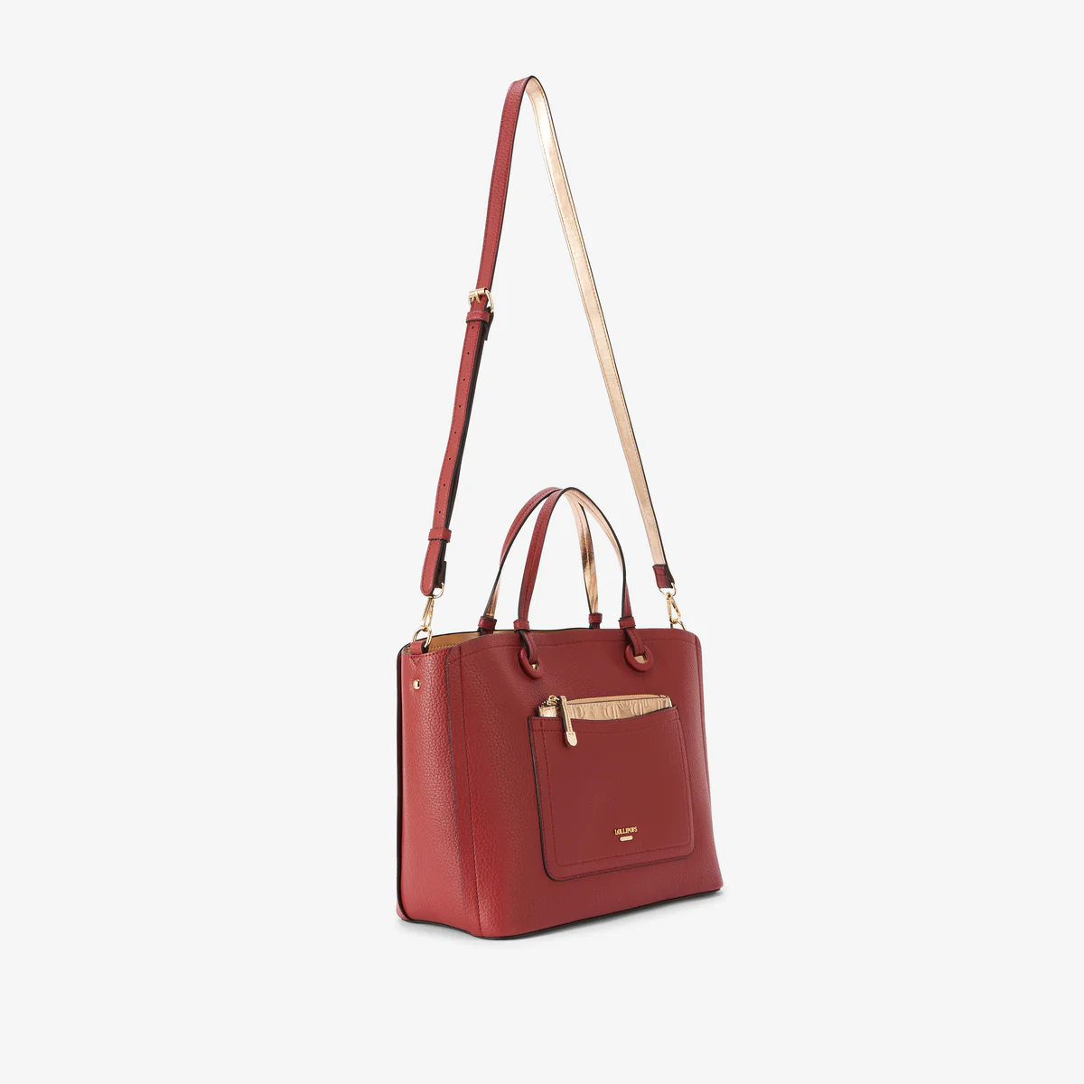 Grand sac shopper rouge Riada - Image 3