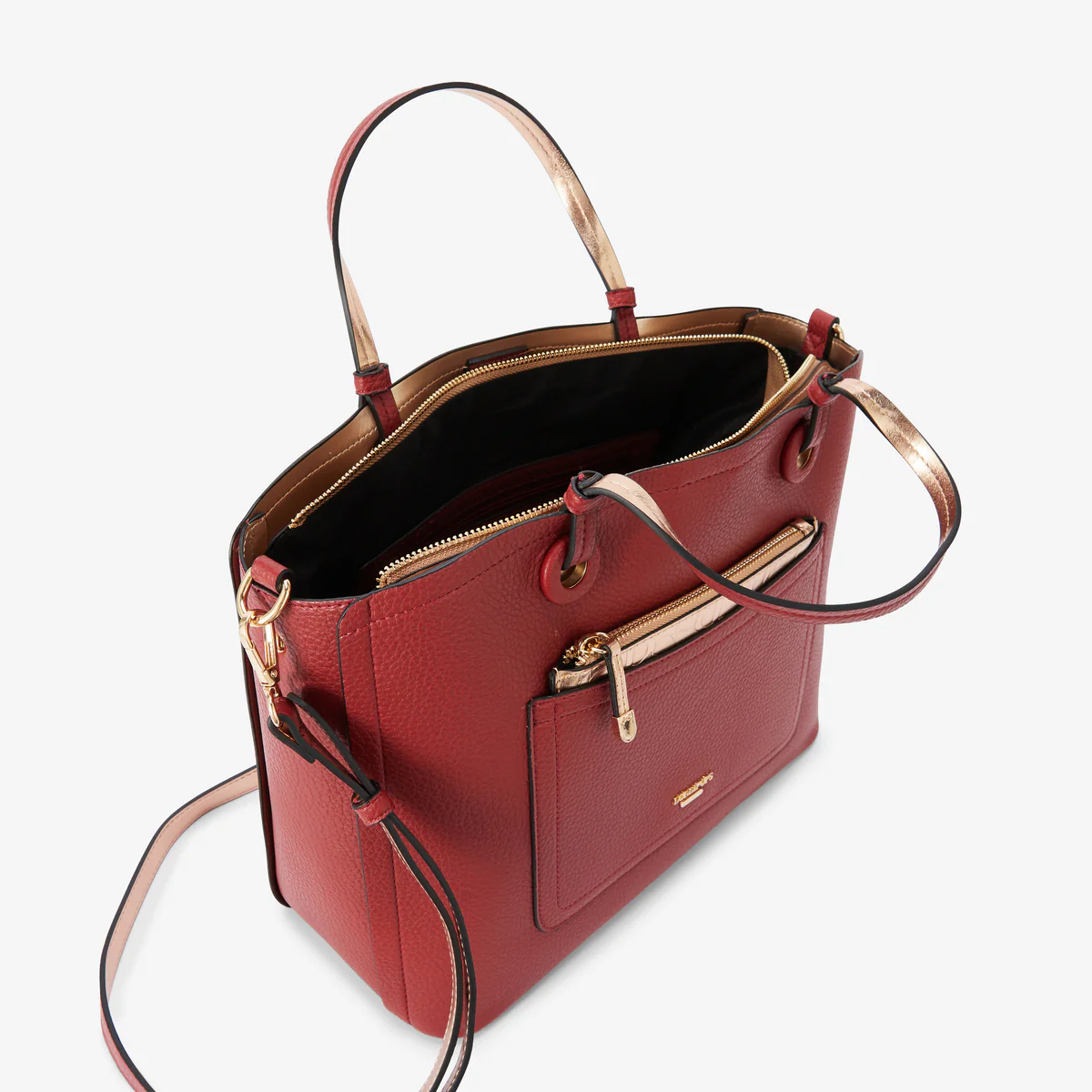 Grand sac shopper rouge Riada - Image 4