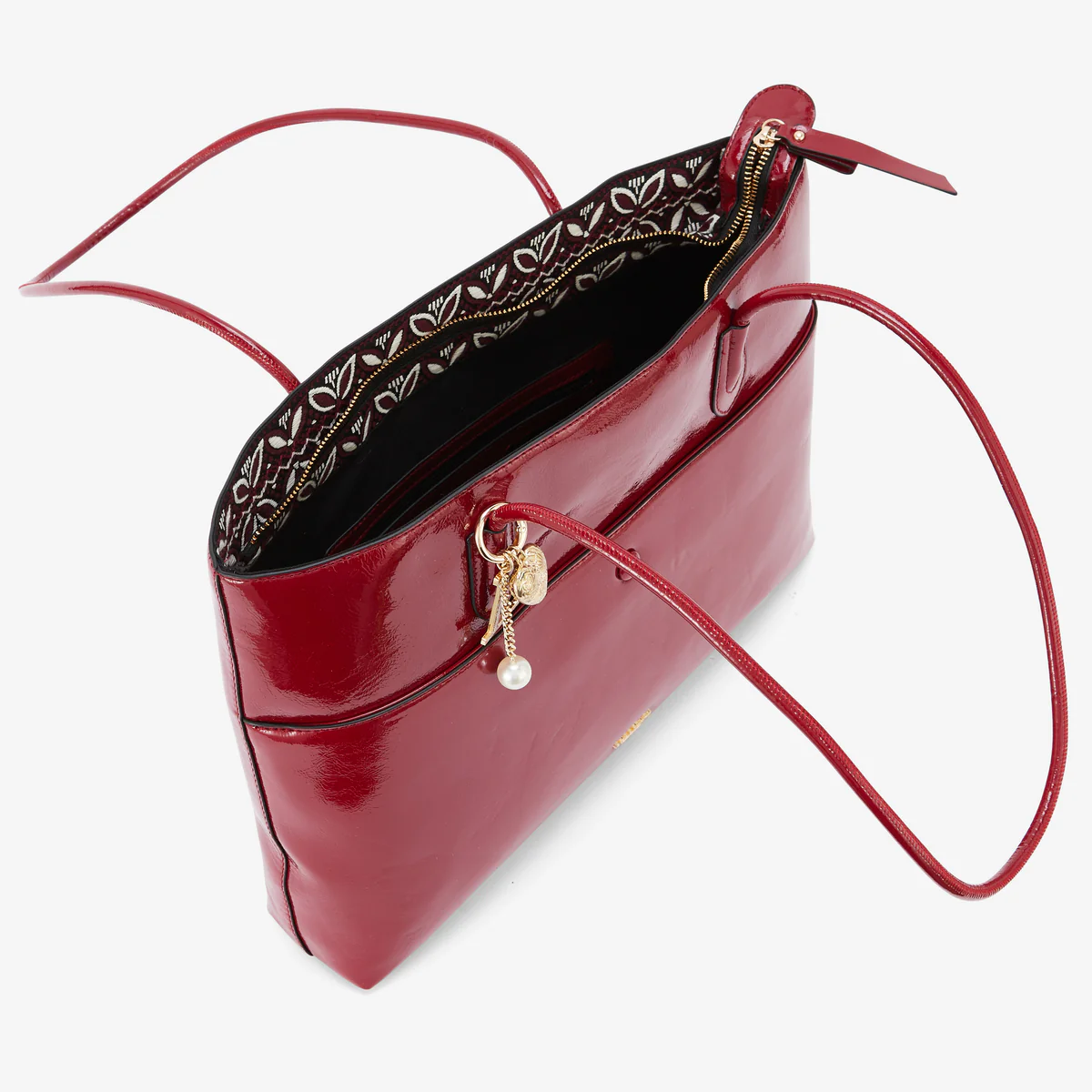 Grand sac shopper rouge Rosario - Image 4