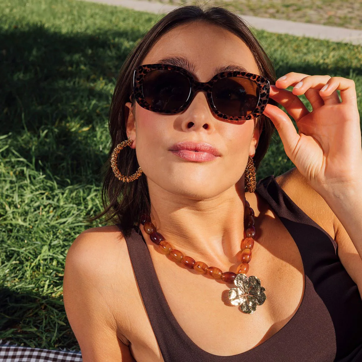 Lunettes de soleil rectangles - Image 4