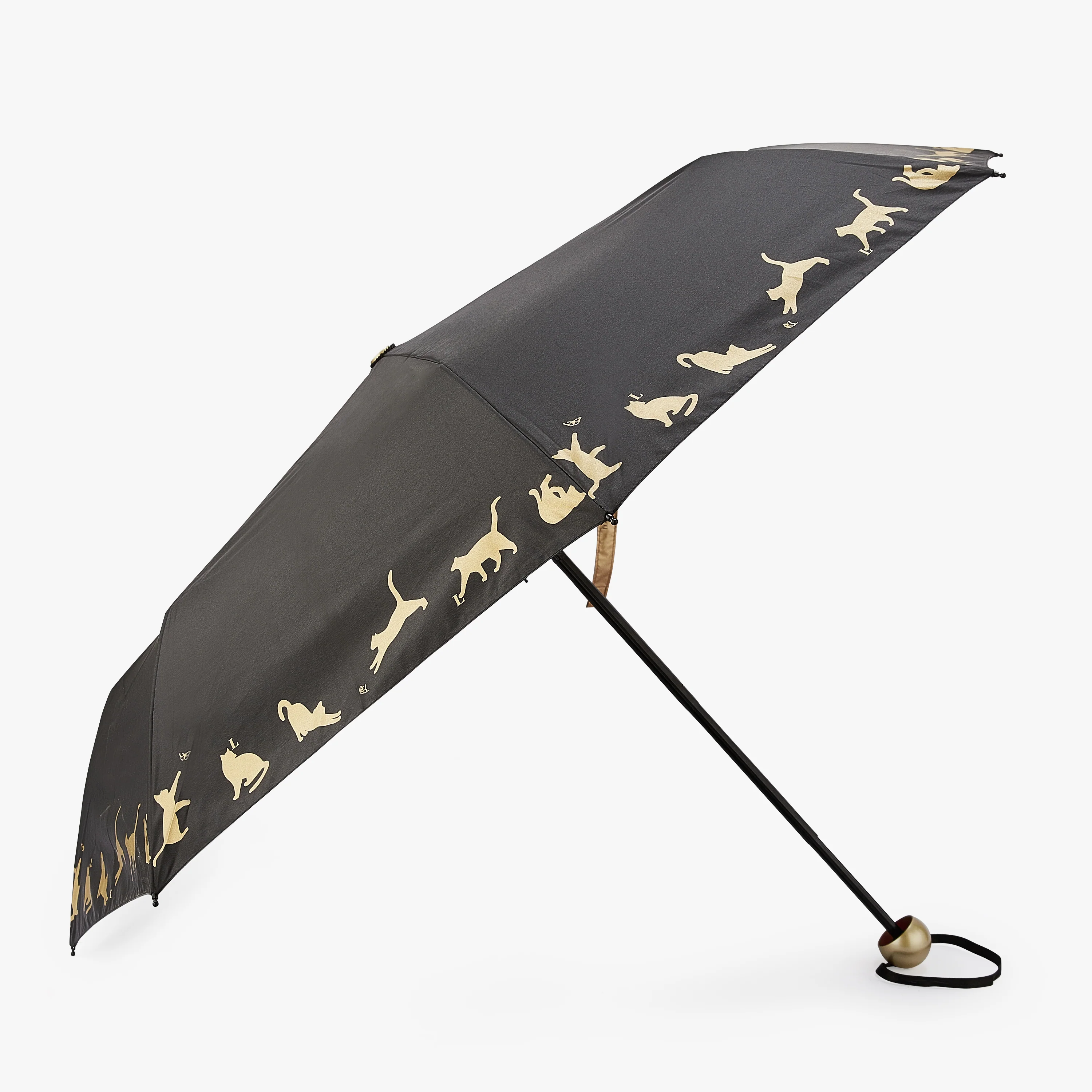 Parapluie pliable noir M Feline - Image 3