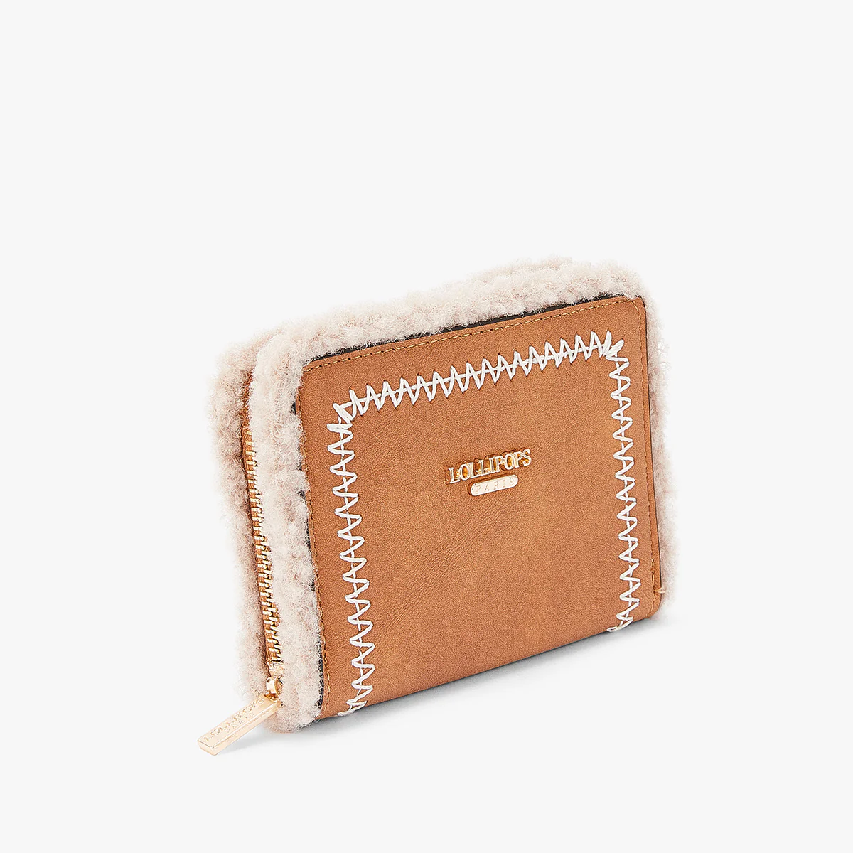 Petit portefeuille beige Manduria - Image 3