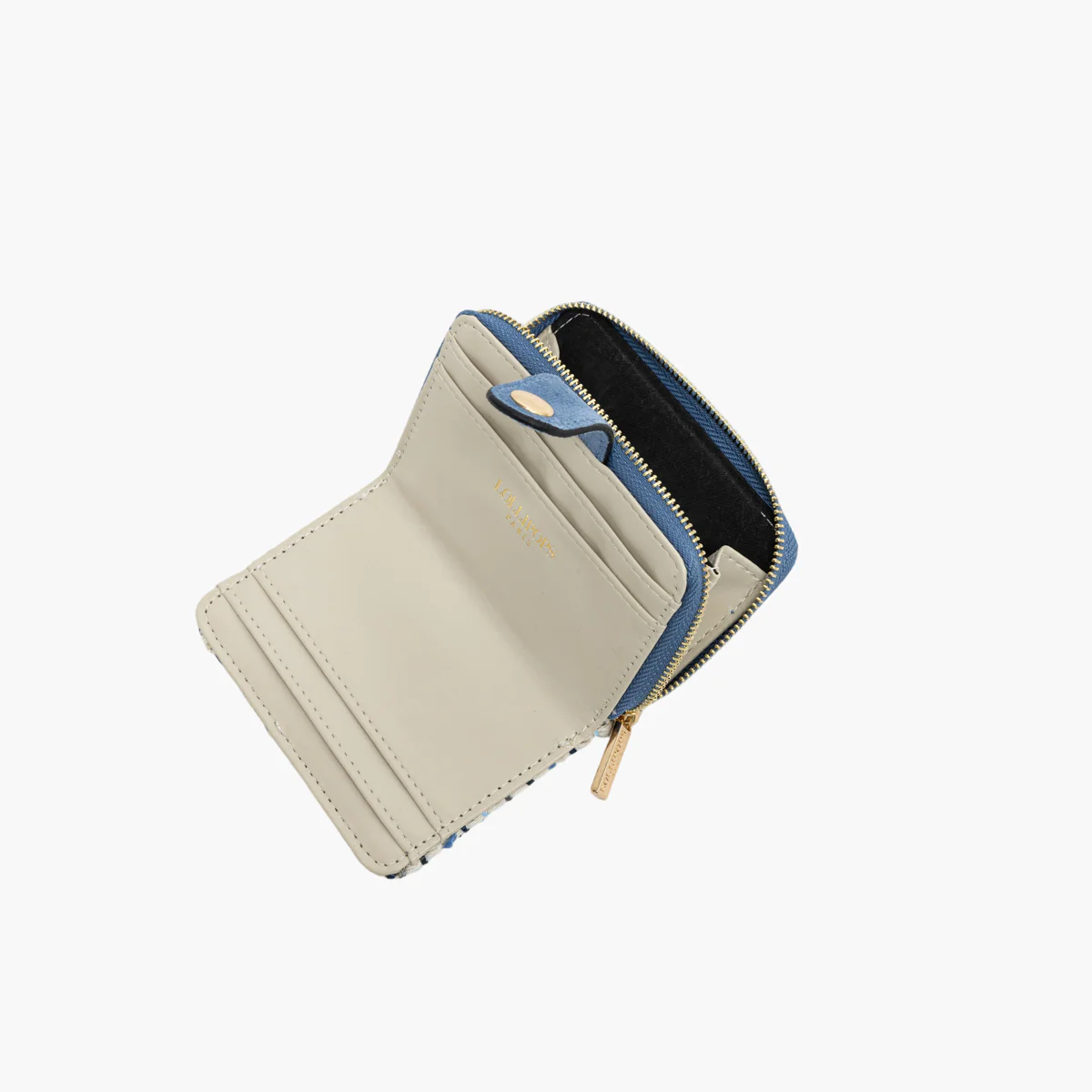 Petit portefeuille bleu Shai - Image 4