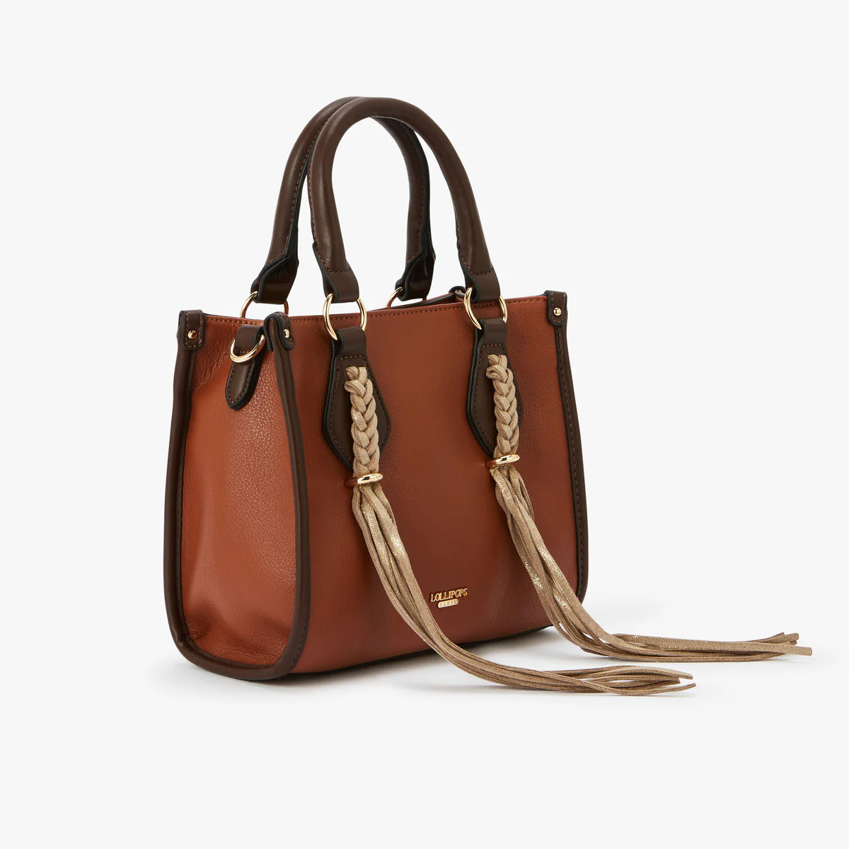 Petit sac à main camel Malawi - Image 3