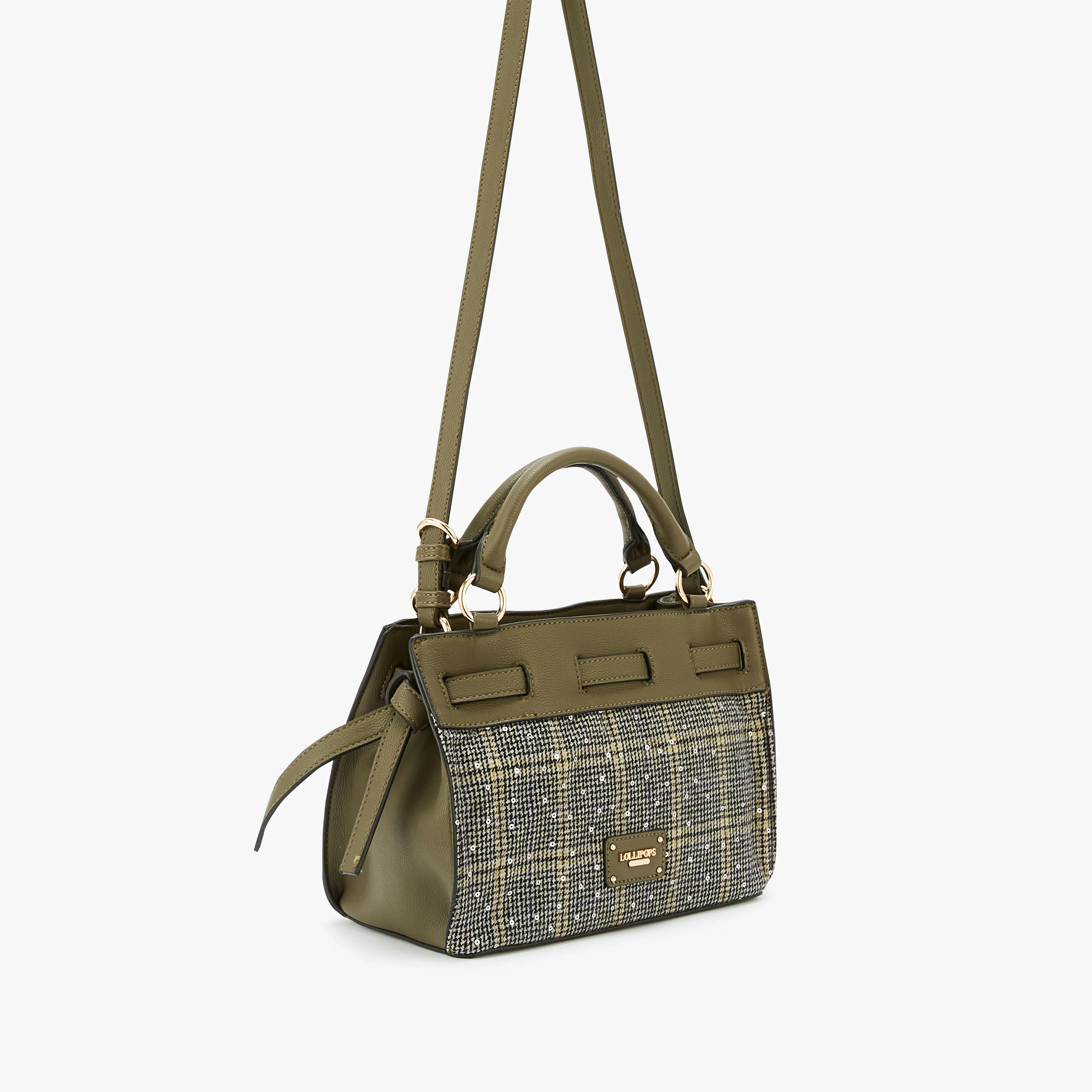 Petit sac à main kaki Moncale - Image 3