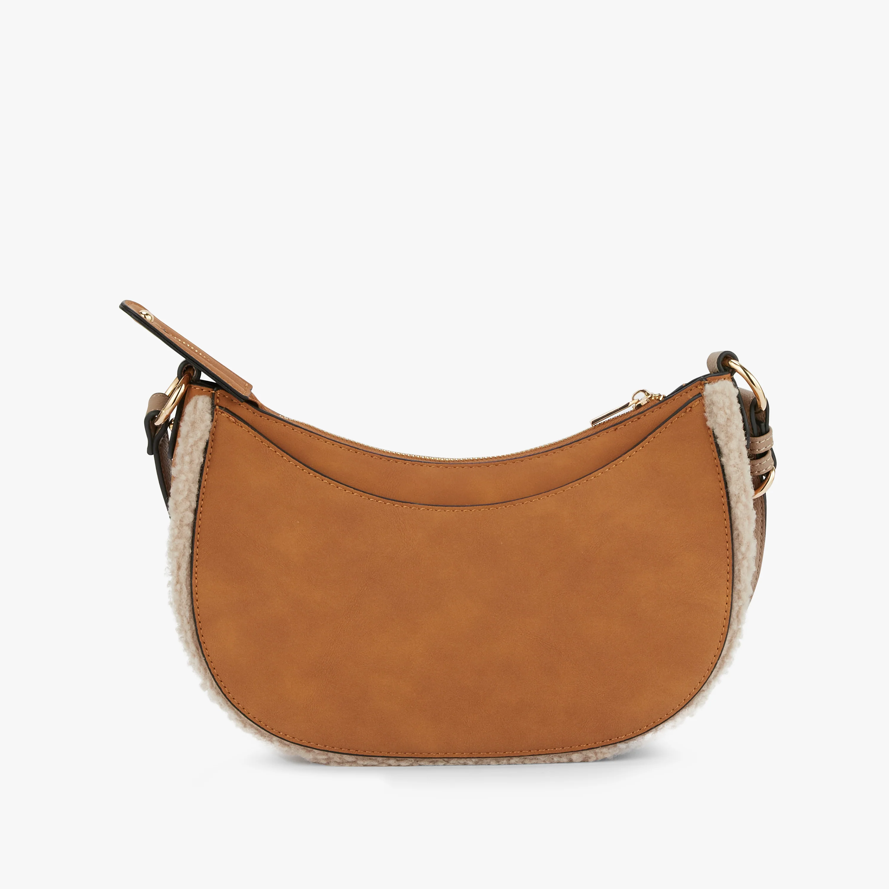 Petit sac bandoulière beige Manduria - Image 2