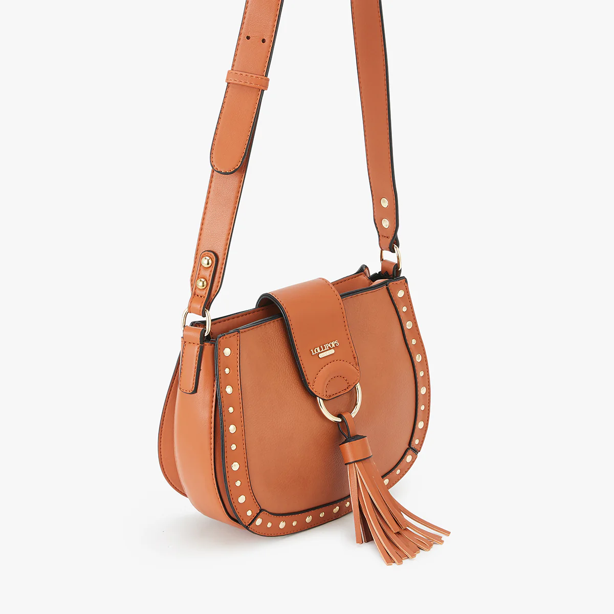 Petit sac bandoulière camel Lano - Image 3