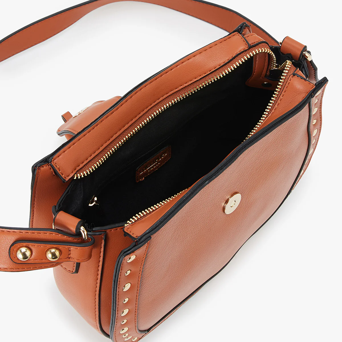Petit sac bandoulière camel Lano - Image 4