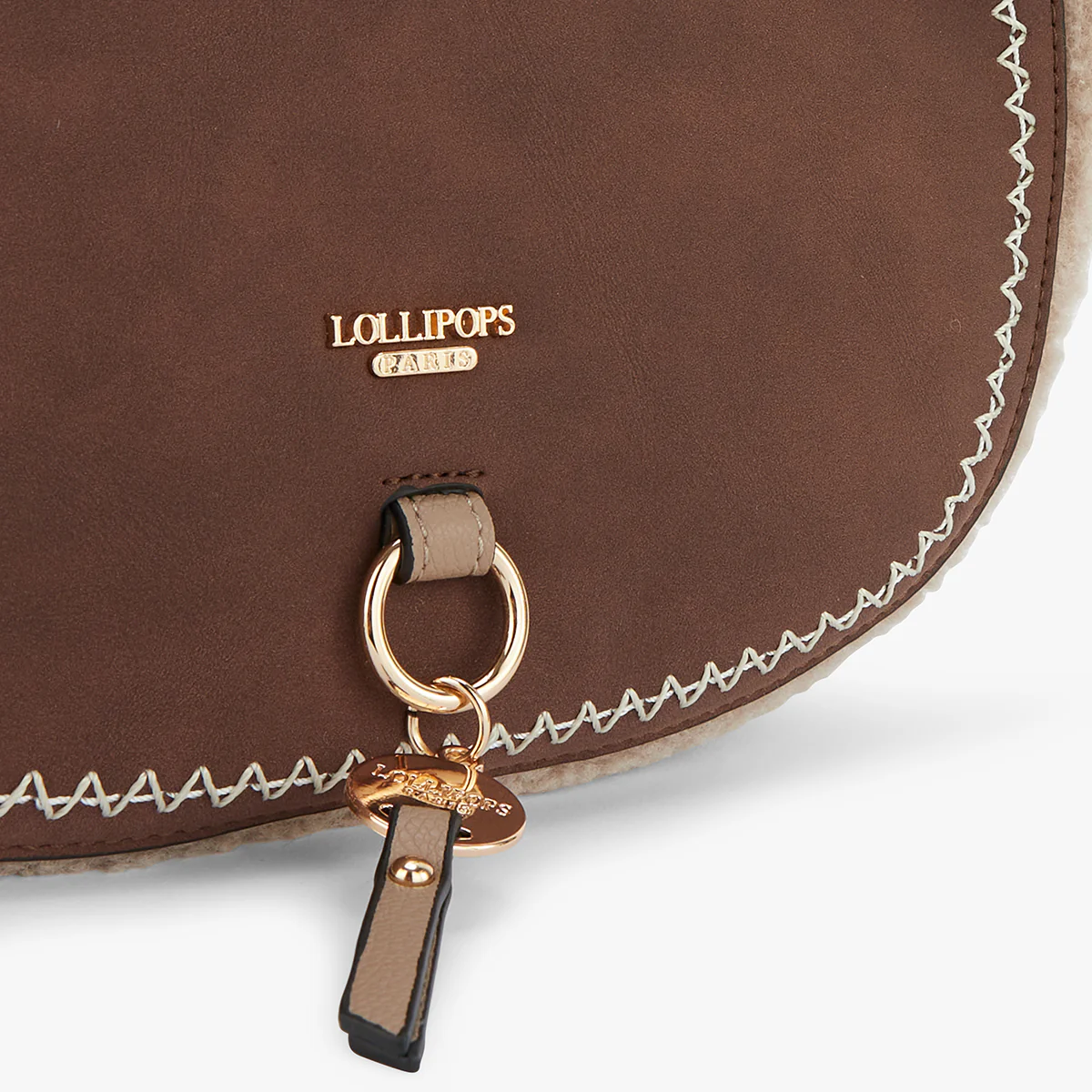 Petit sac bandoulière marron Manduria - Image 5