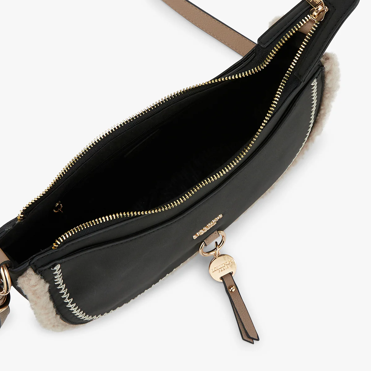 Petit sac bandoulière noir Manduria - Image 4