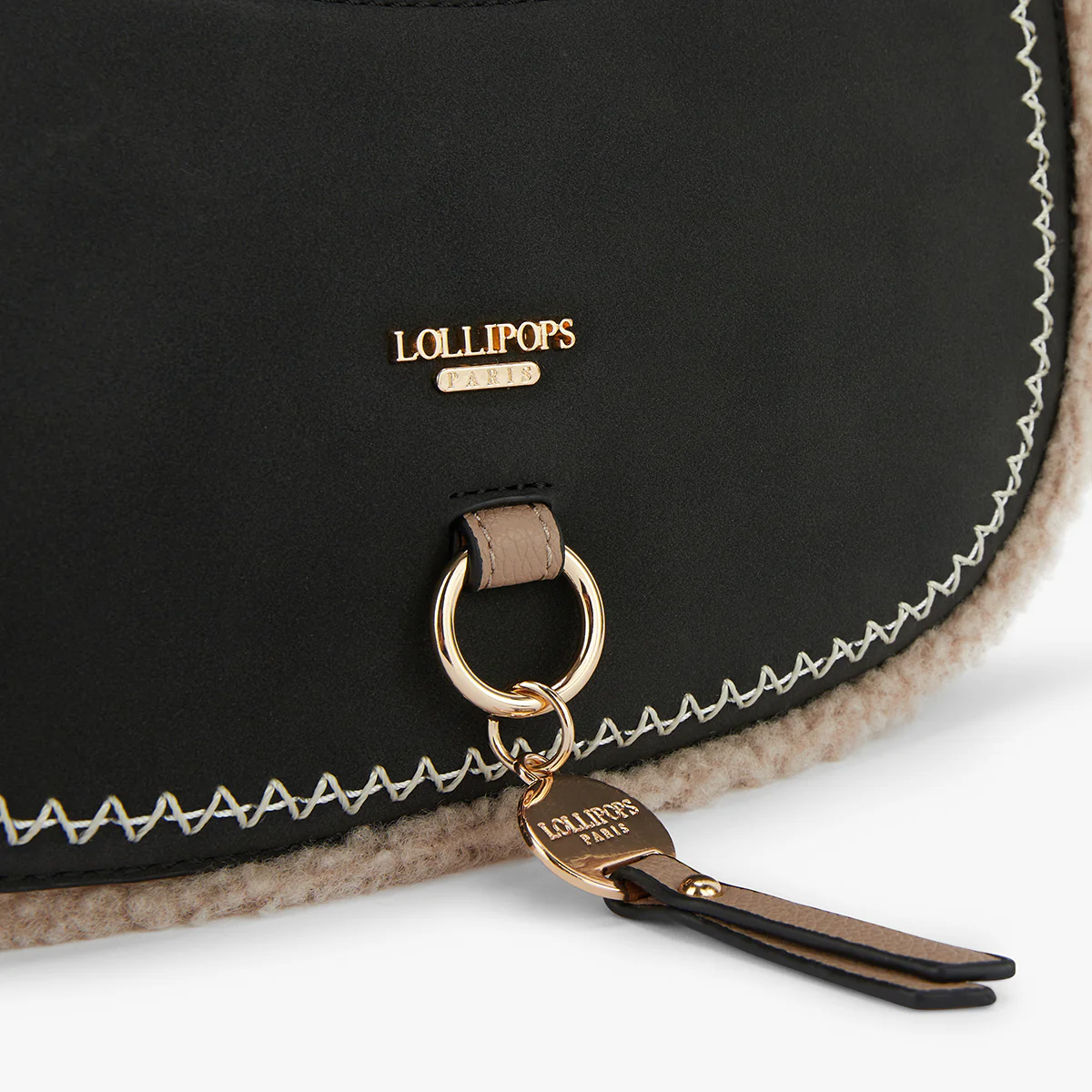 Petit sac bandoulière noir Manduria - Image 5