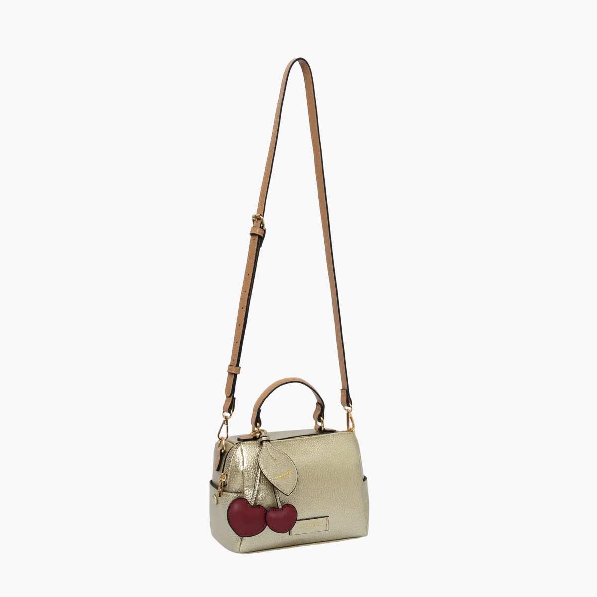 Petit sac bowling doré Sian - Image 3