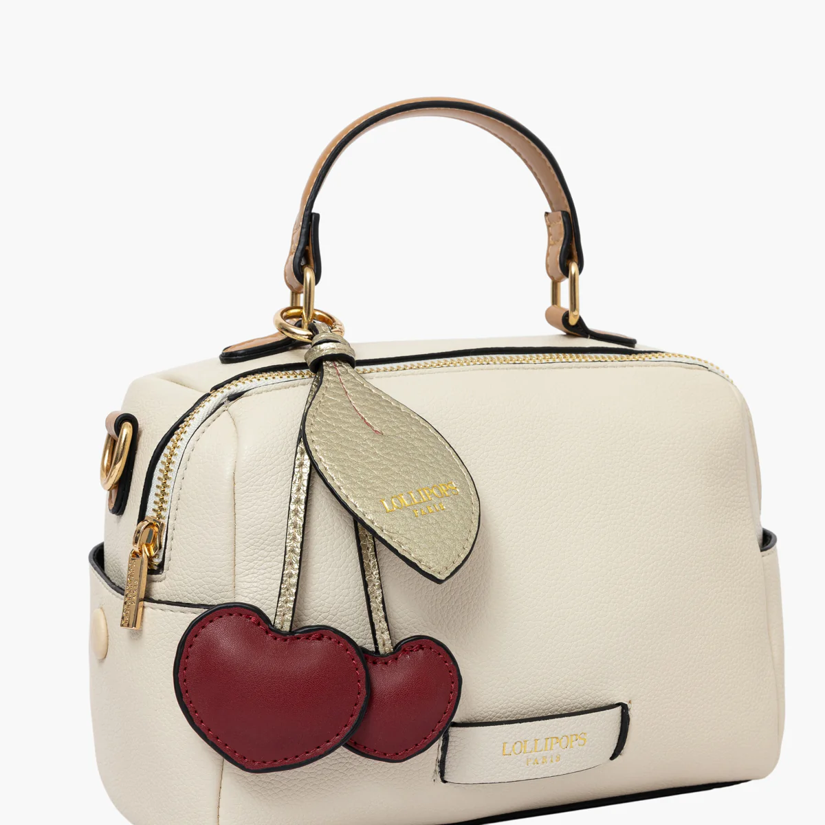 Petit sac bowling ivoire Sian - Image 6