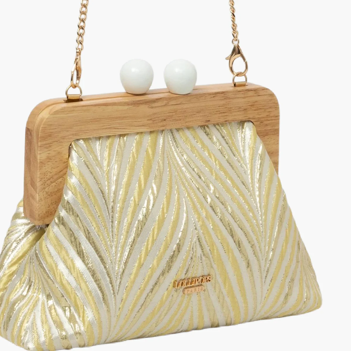 Petit sac frame jaune Swann - Image 5