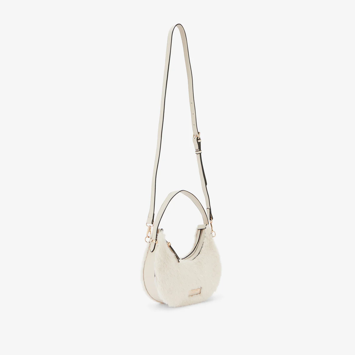 Petit sac hobo ivoire Rakita - Image 3
