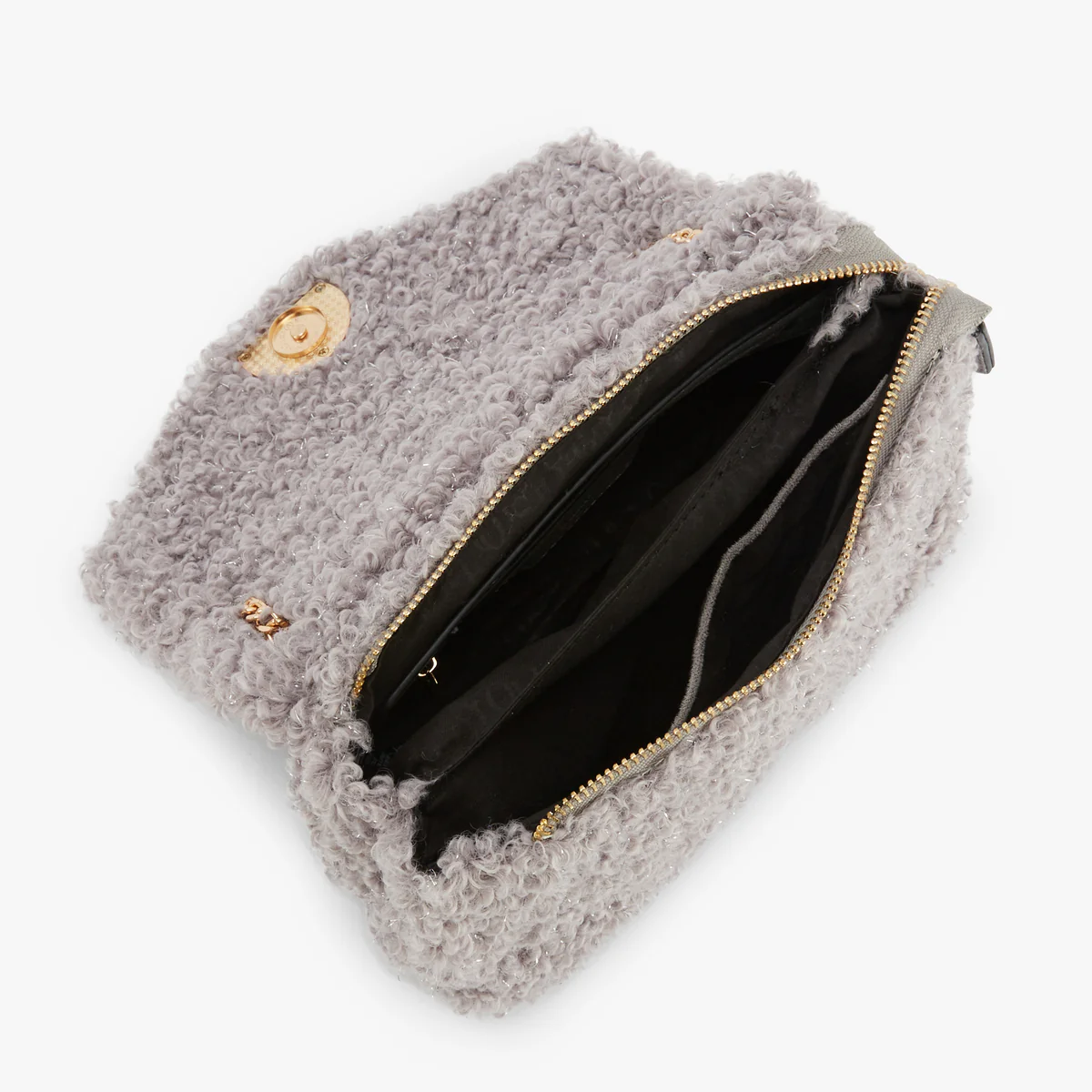 Petit sac Lilly porté épaule M gris Oppy - Image 4