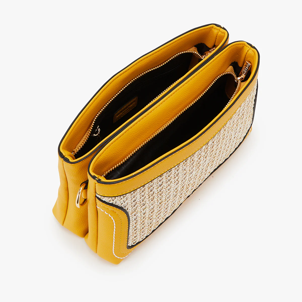 Petit sac multipocket jaune Liberia - Image 4