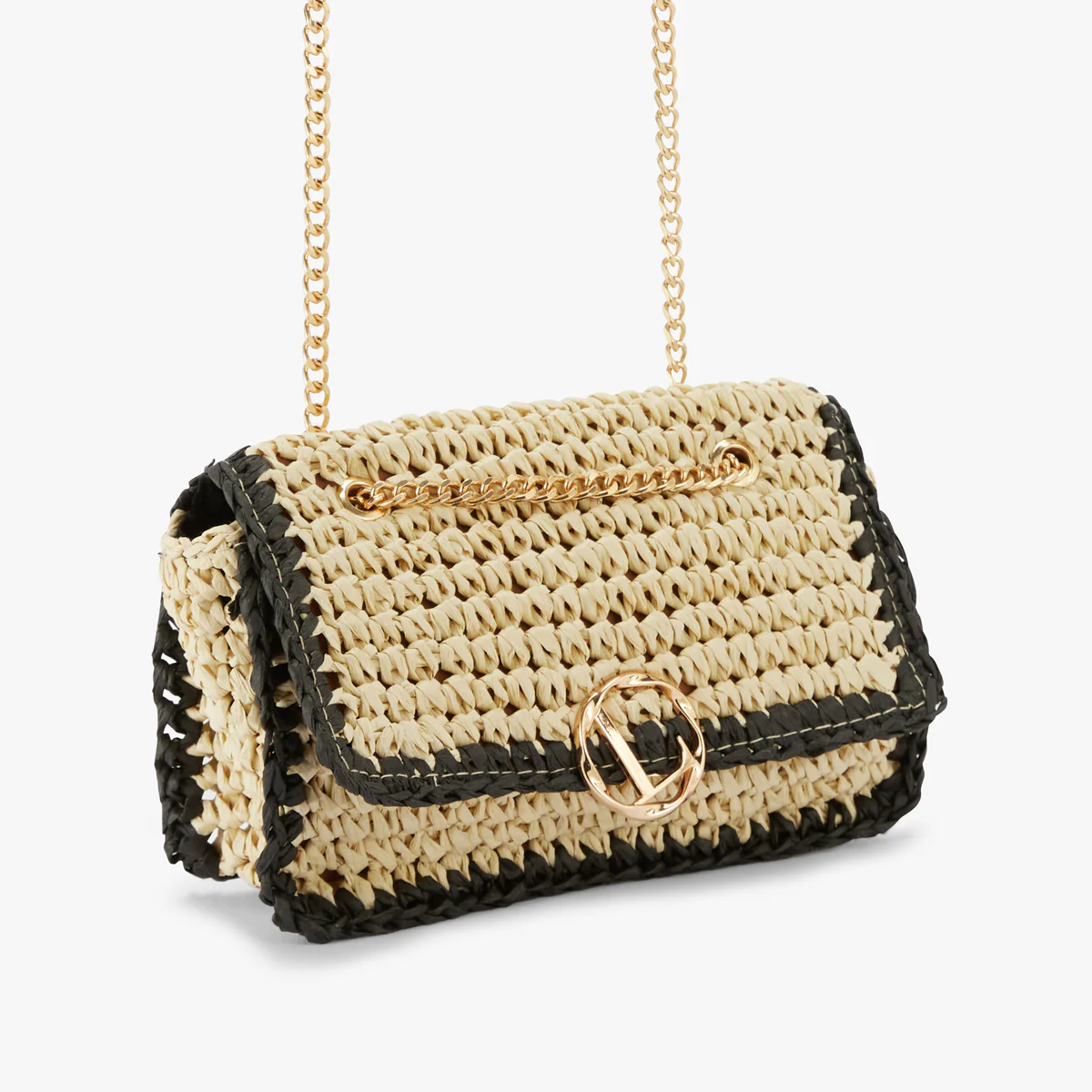 Petit sac porté épaule beige Nandy - Image 4