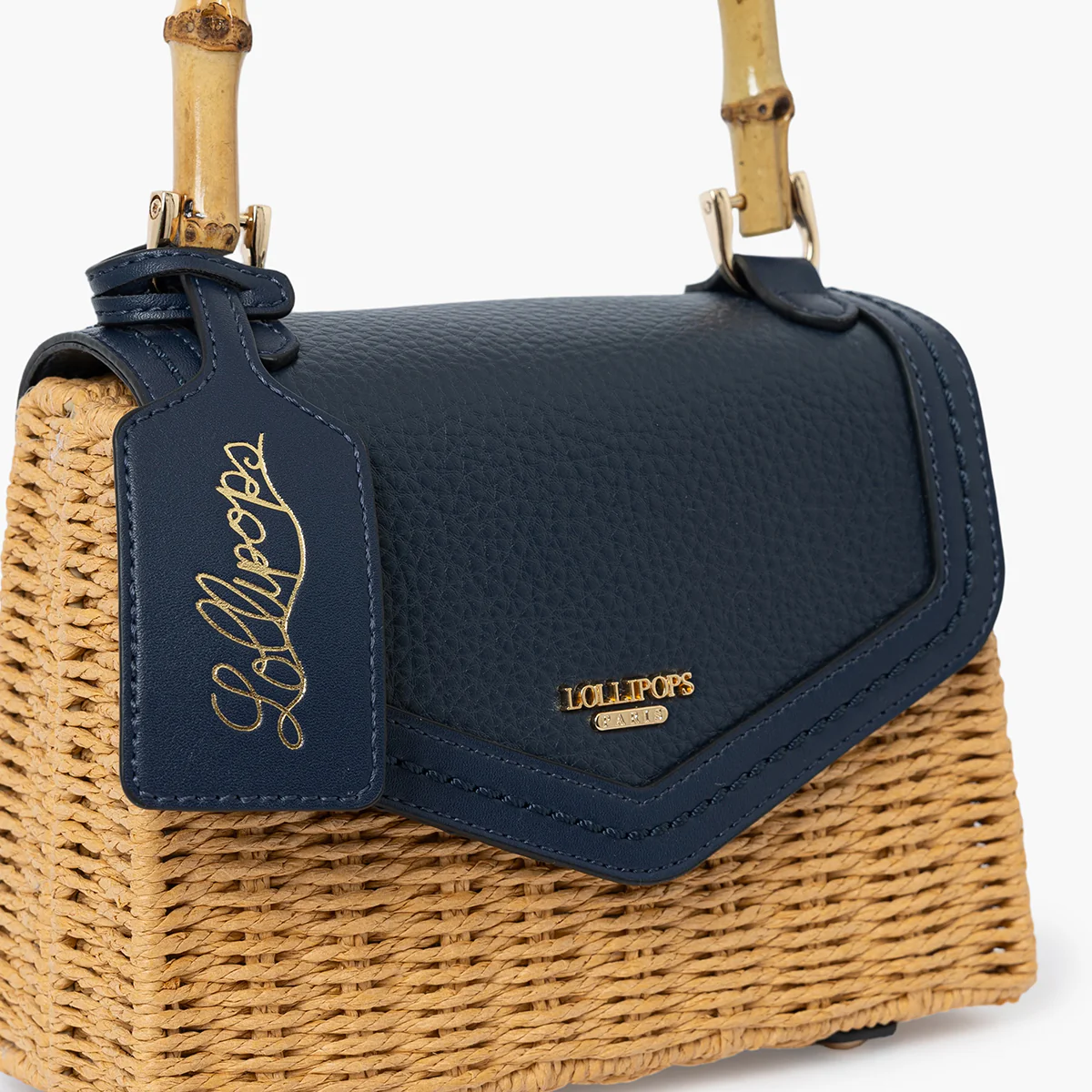 Petit sac porté épaule bleu marine Sham - Image 5