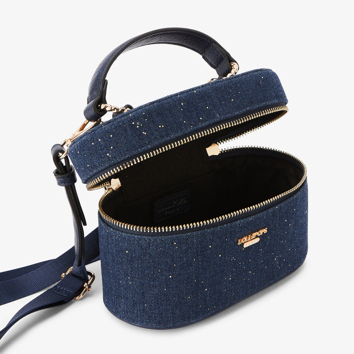 Petit sac porté épaule bleu Rod - Image 4
