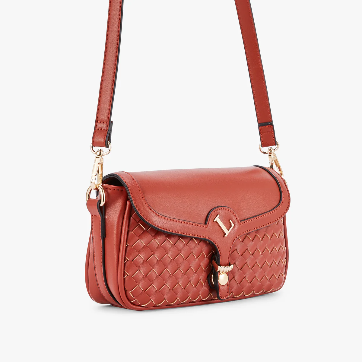 Petit sac porté épaule brique Osmoy - Image 3