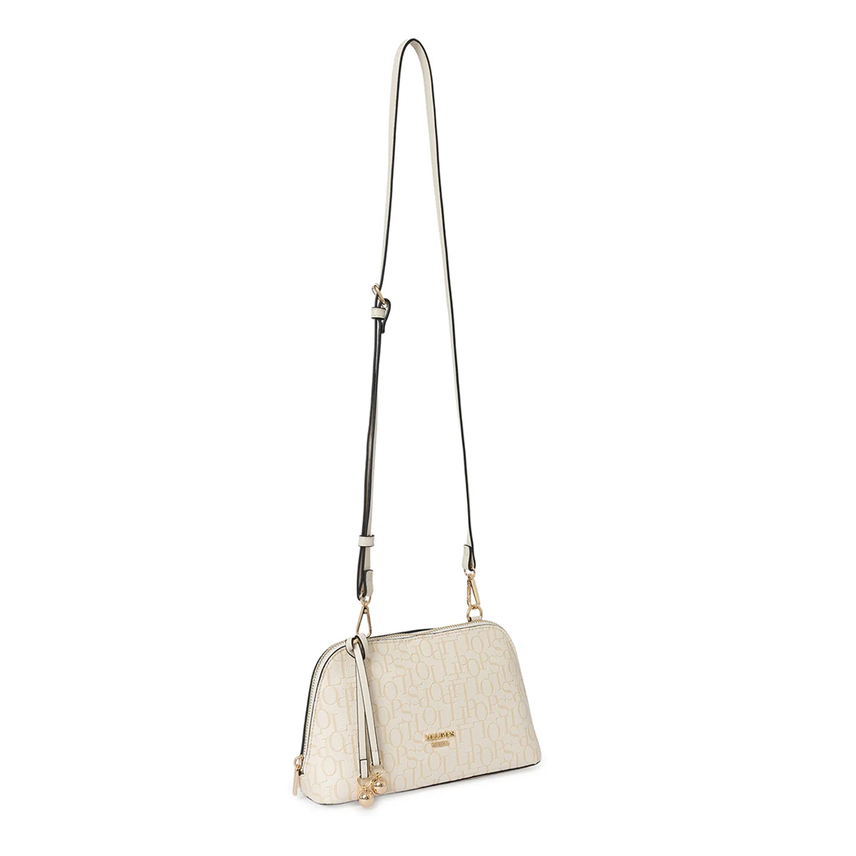 Petit sac porté épaule ivoire Sanja - Image 3