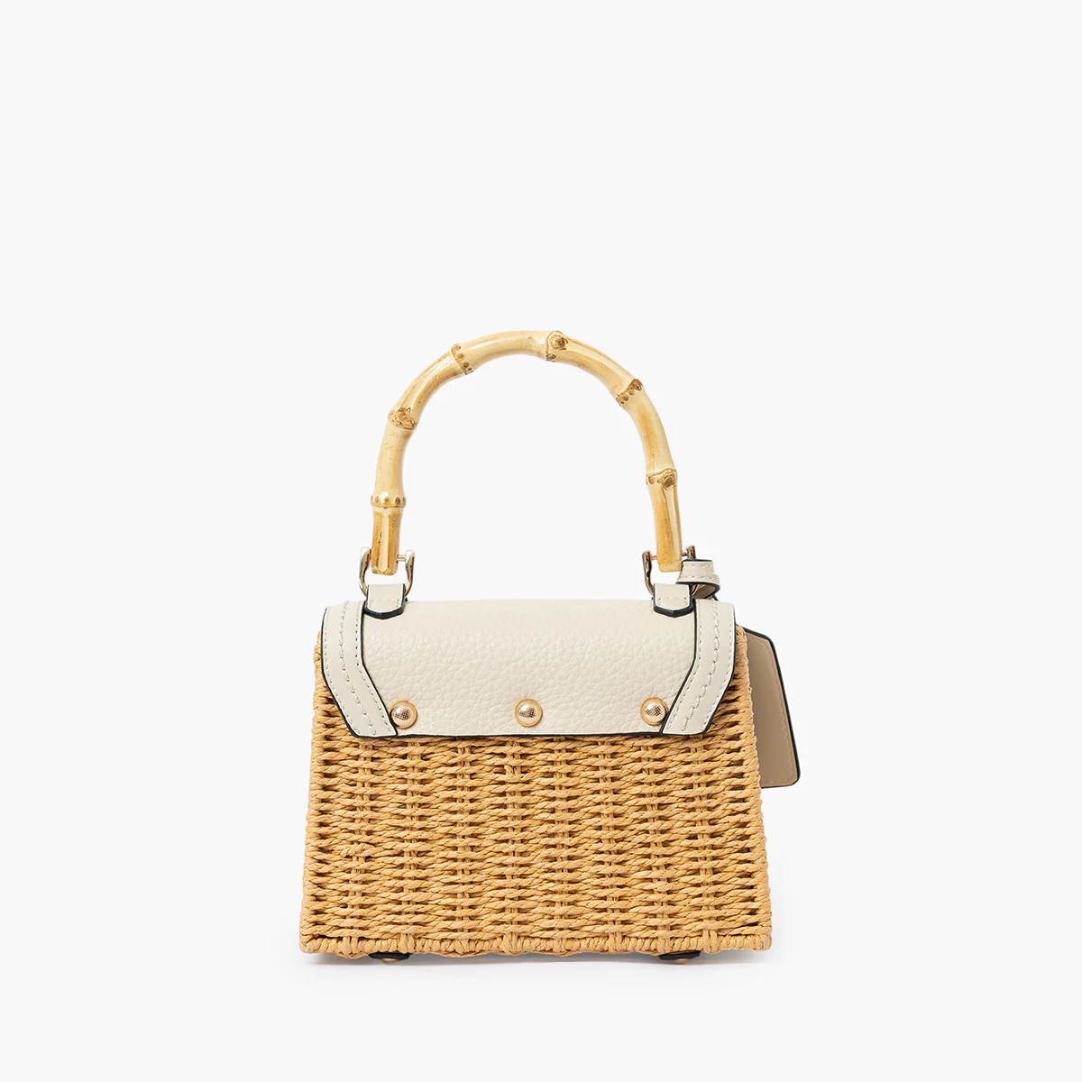 Petit sac porté épaule ivoire Sham - Image 3