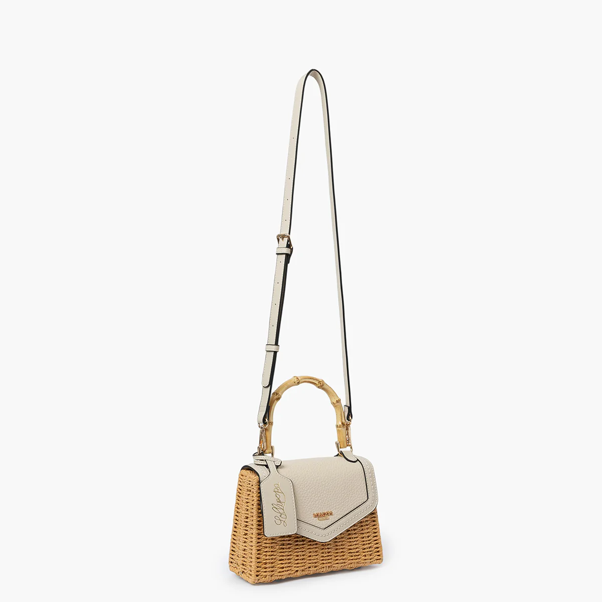 Petit sac porté épaule ivoire Sham - Image 4