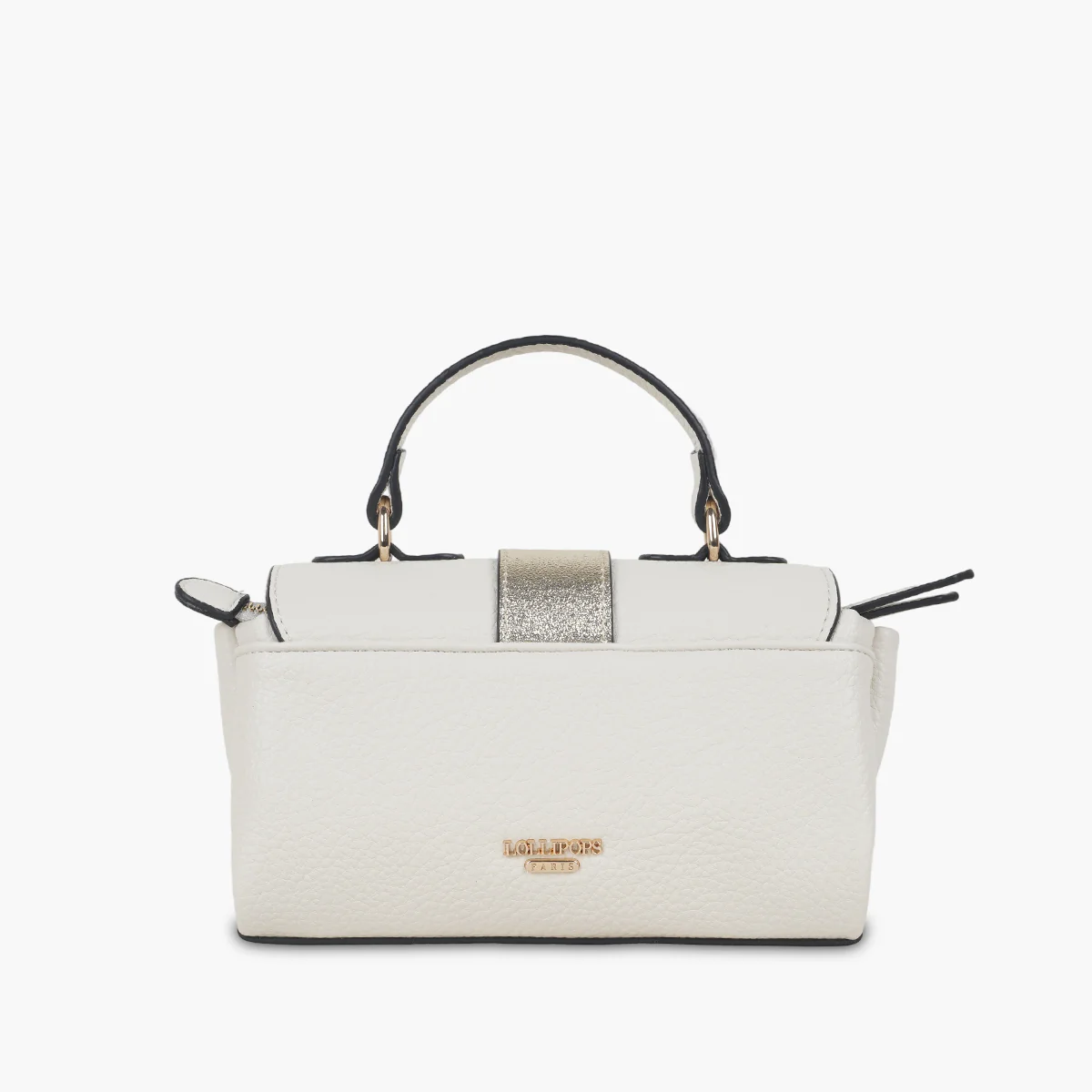 Petit sac porté épaule ivoire Soyan - Image 2
