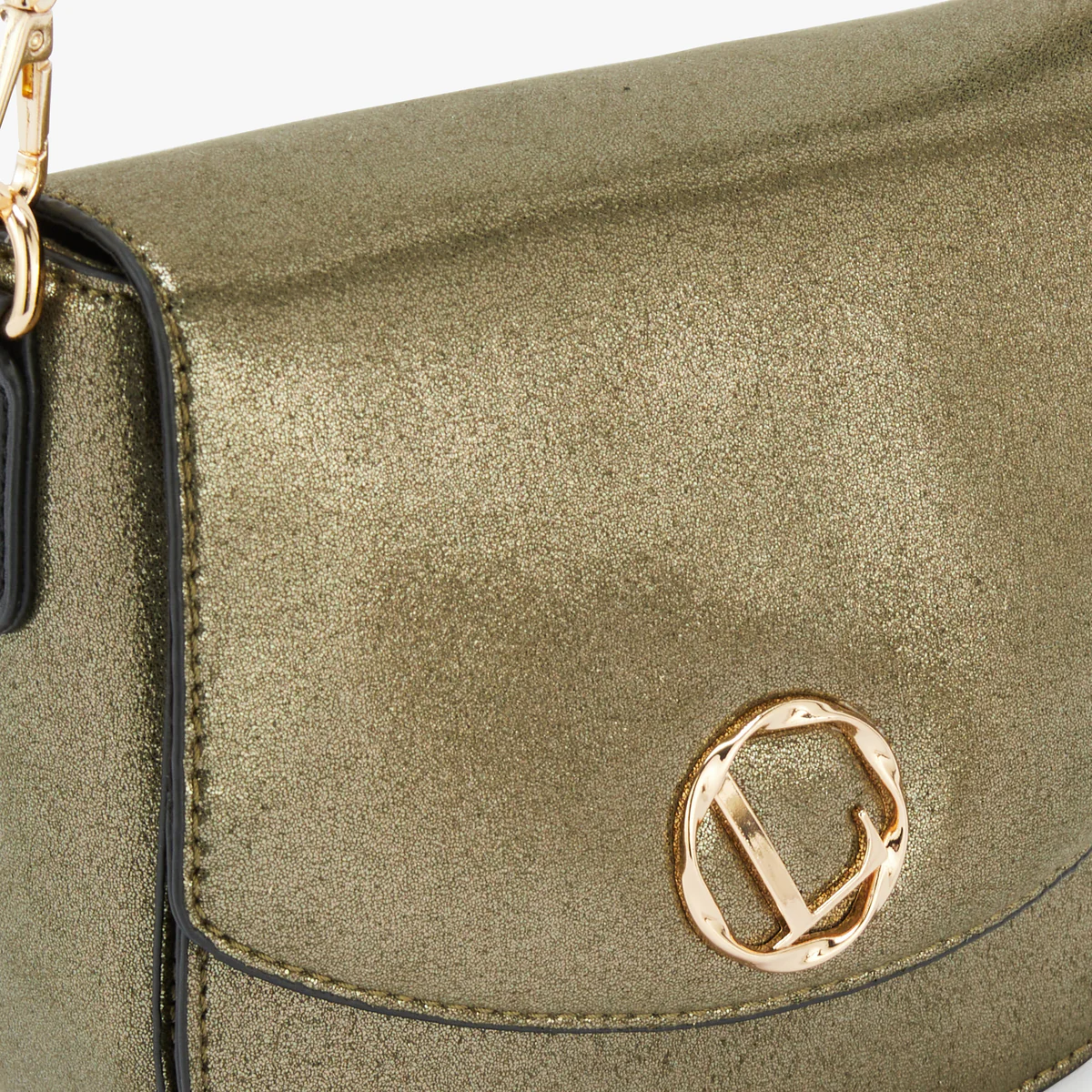 Petit sac porté épaule kaki Okayama - Image 5