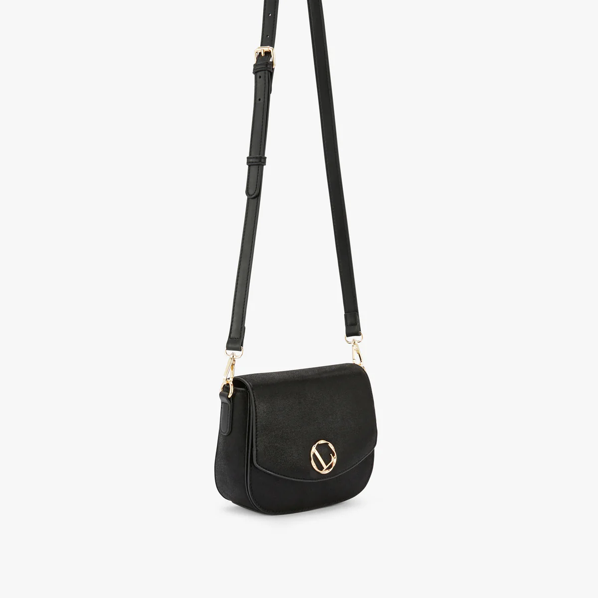 Petit sac porté épaule noir Okayama - Image 3
