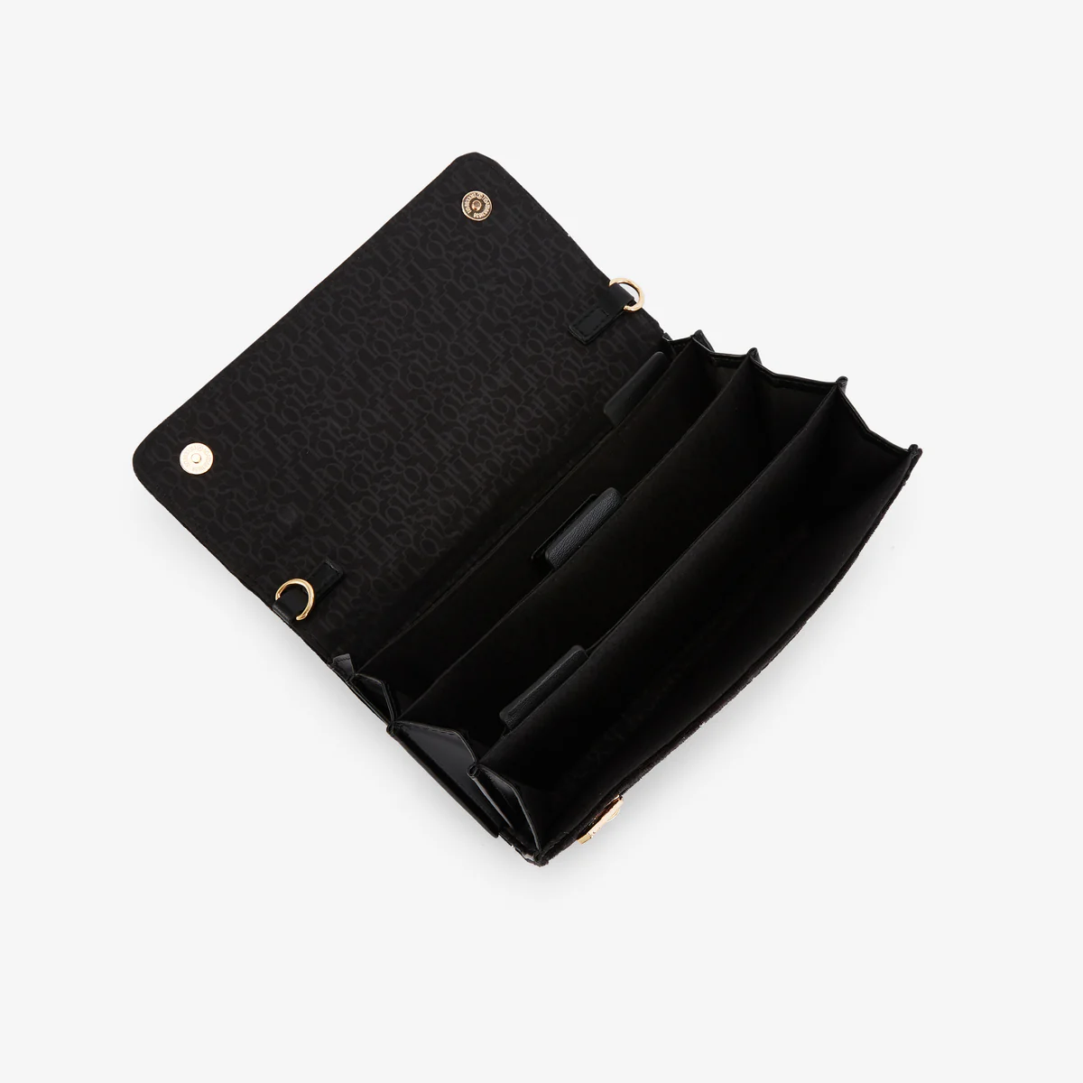 Petit sac porté épaule noir Roan - Image 5
