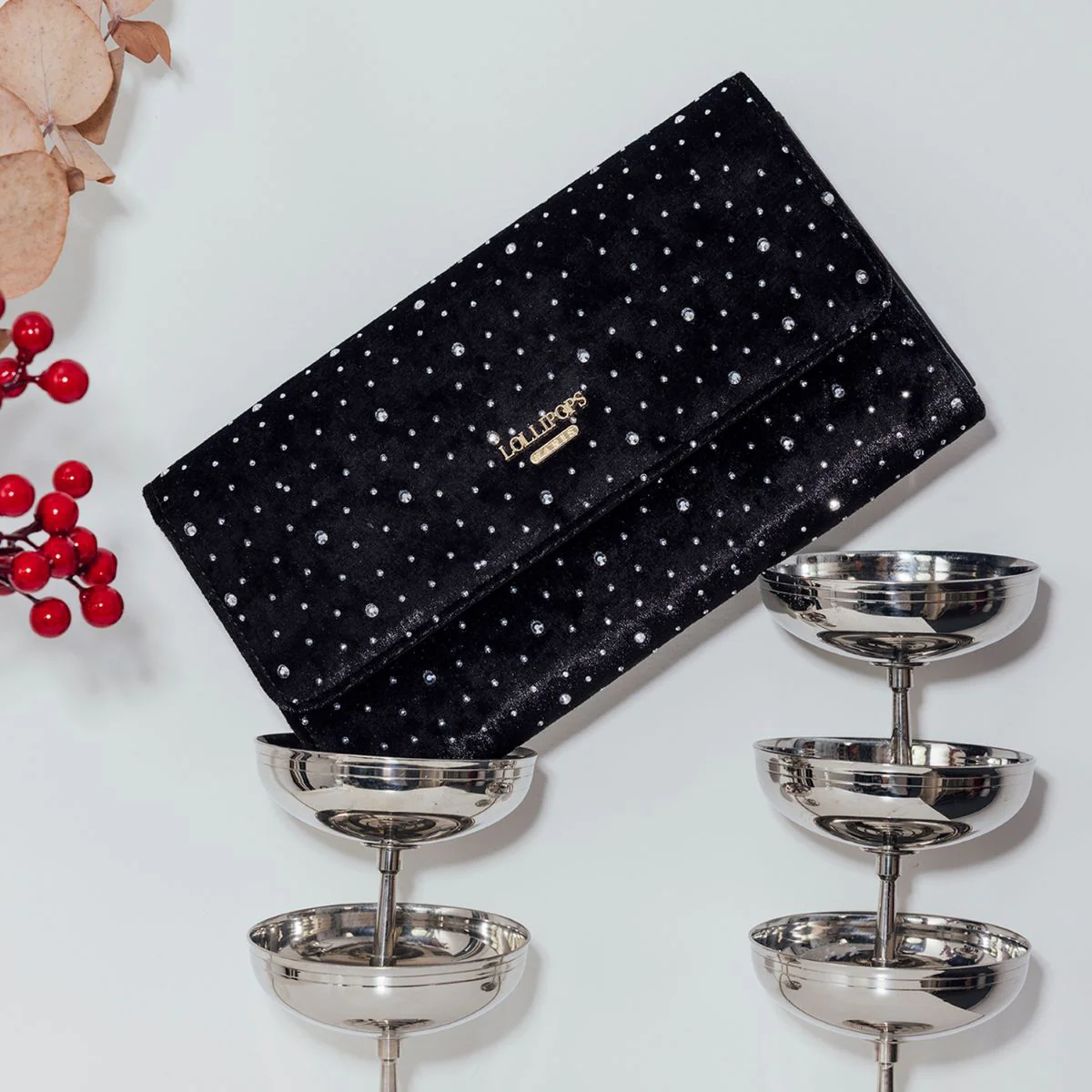 Petit sac porté épaule noir Roan - Image 8
