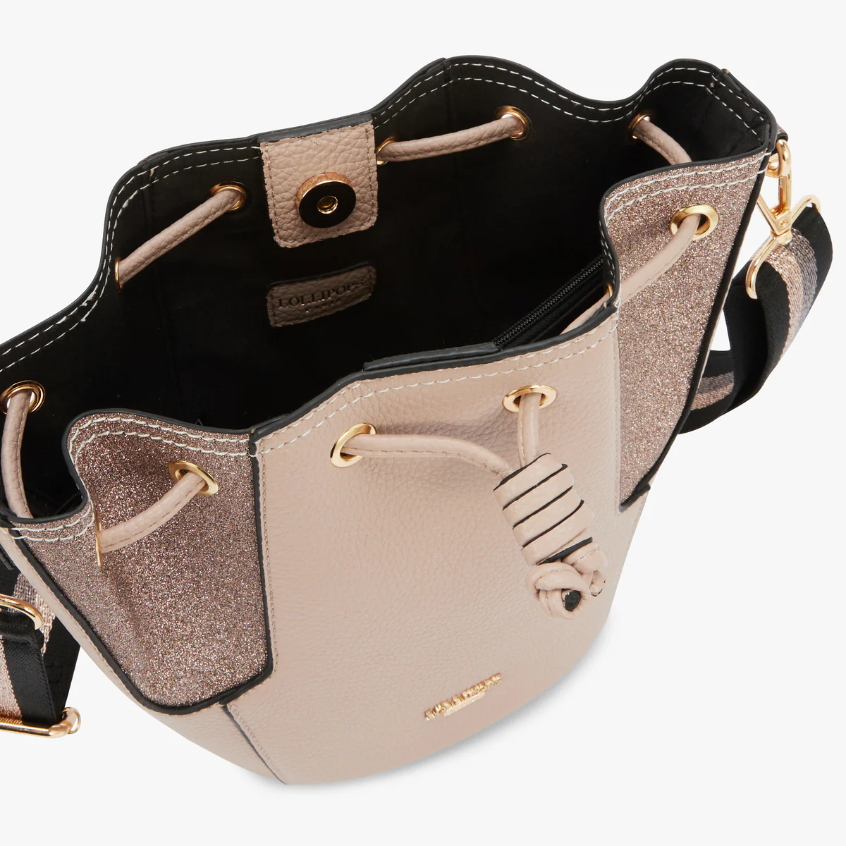 Petit sac seau taupe Obita - Image 4