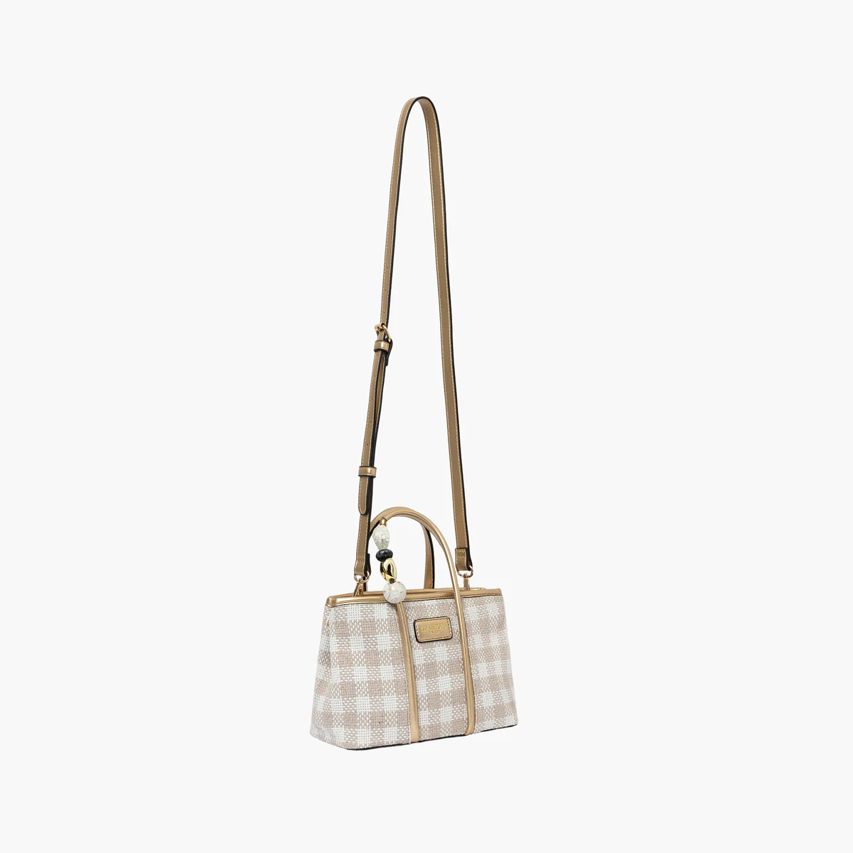 Petit sac shopper beige Samantha - Image 4