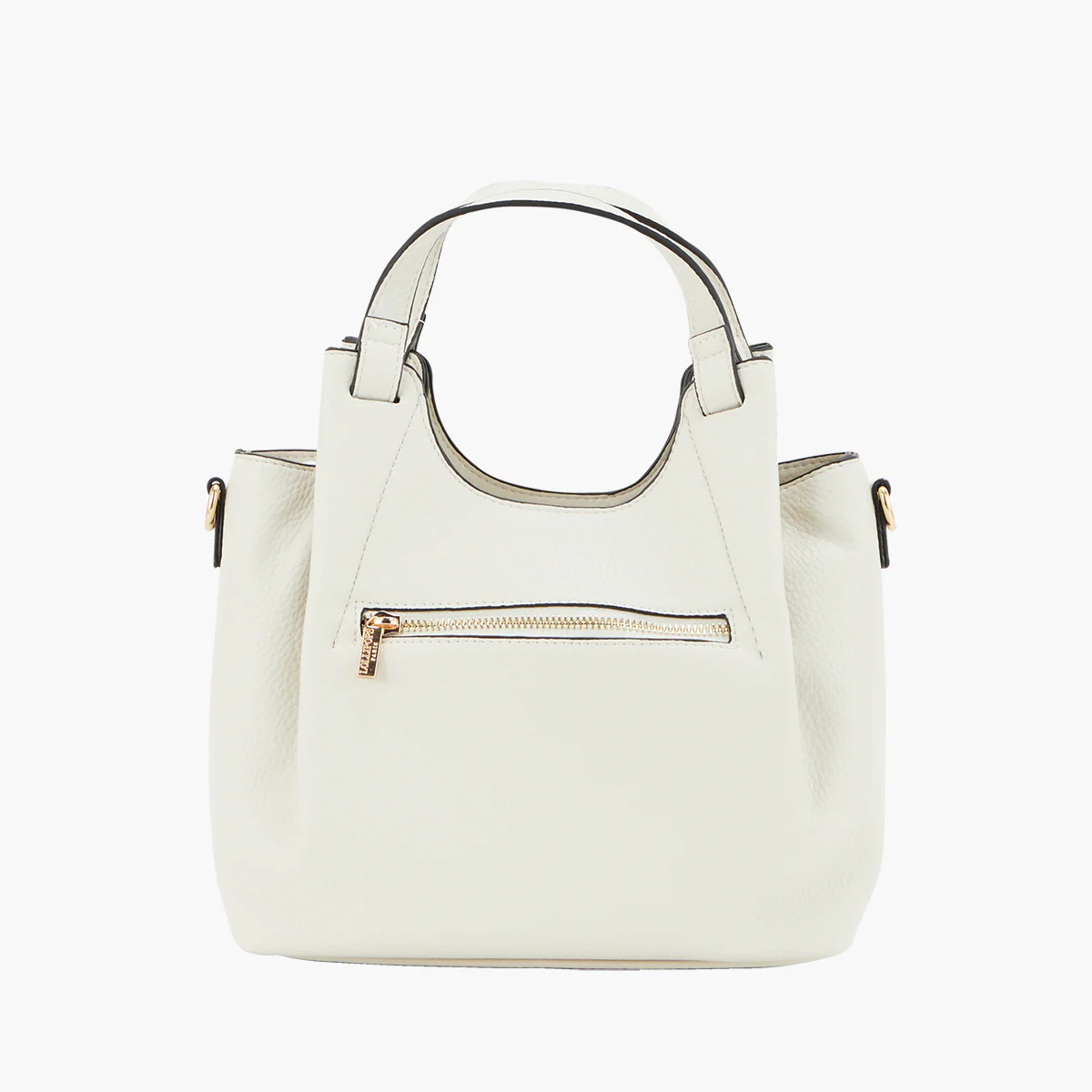 Petit sac shopper blanc Pegguy - Image 2